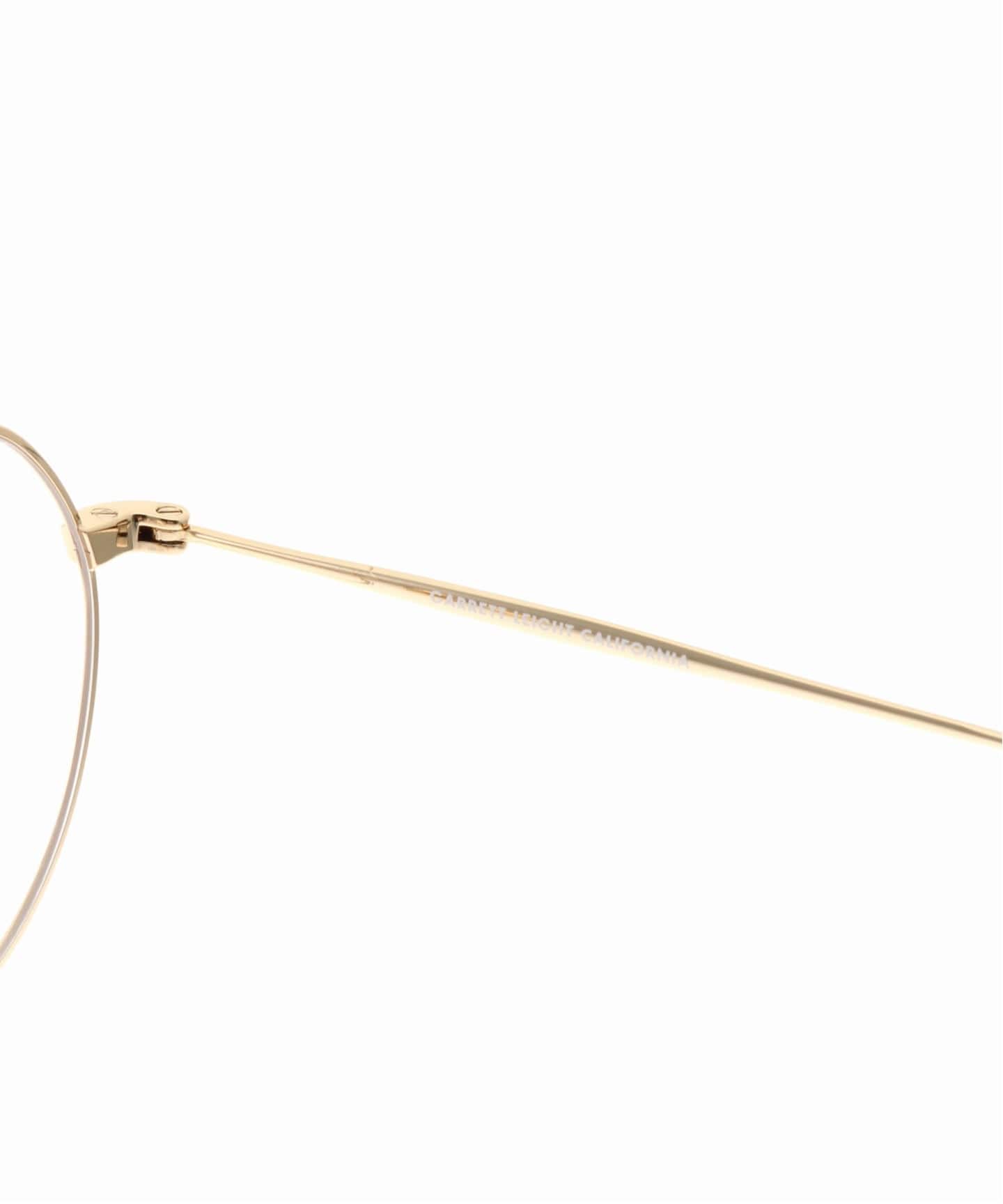 ギャレットライト　スタイリッシュメガネ ブラック/ゴールド ケース付き GARRETT LEIGHT / ギャレット・ ライト】Patrick G Optical