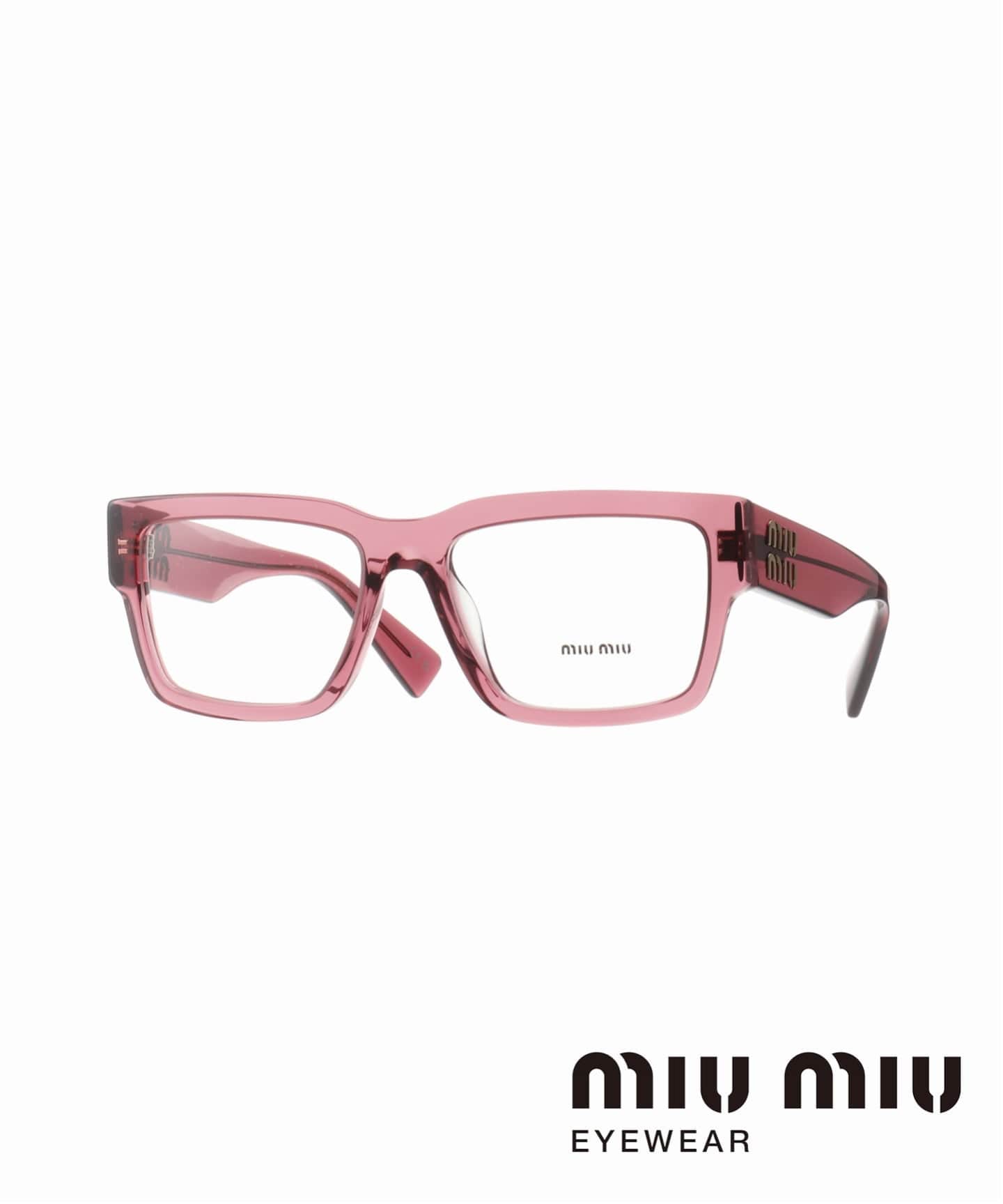 MIU MIU / ミュウミュウ】02XV PK Optical（メガネ）｜EYETHINK
