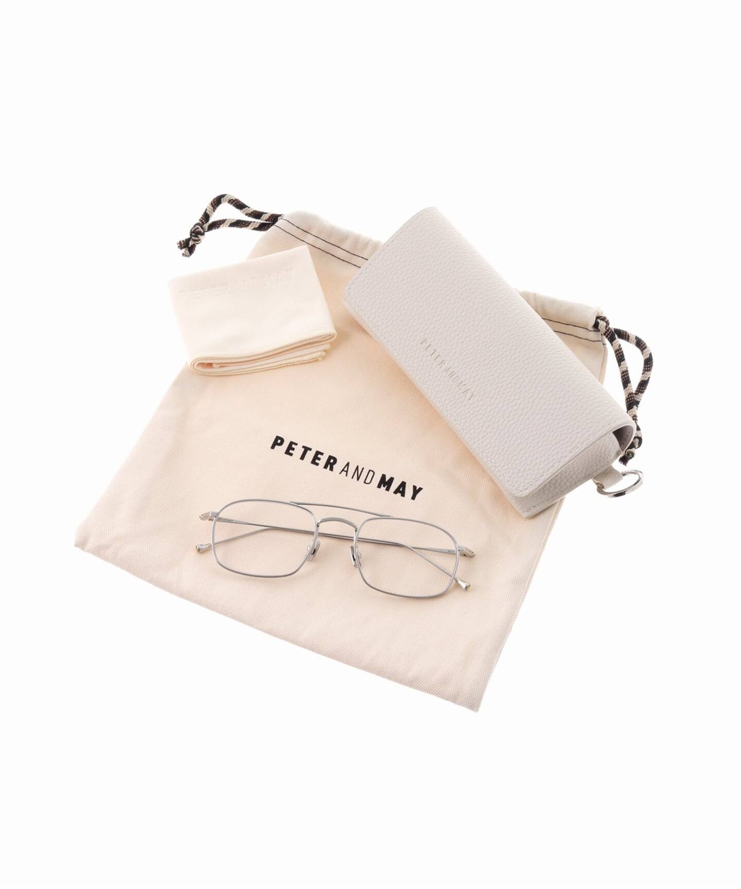 PETER AND MAY MINI MACHINE BRUSHED SILVER Optical（メガネ