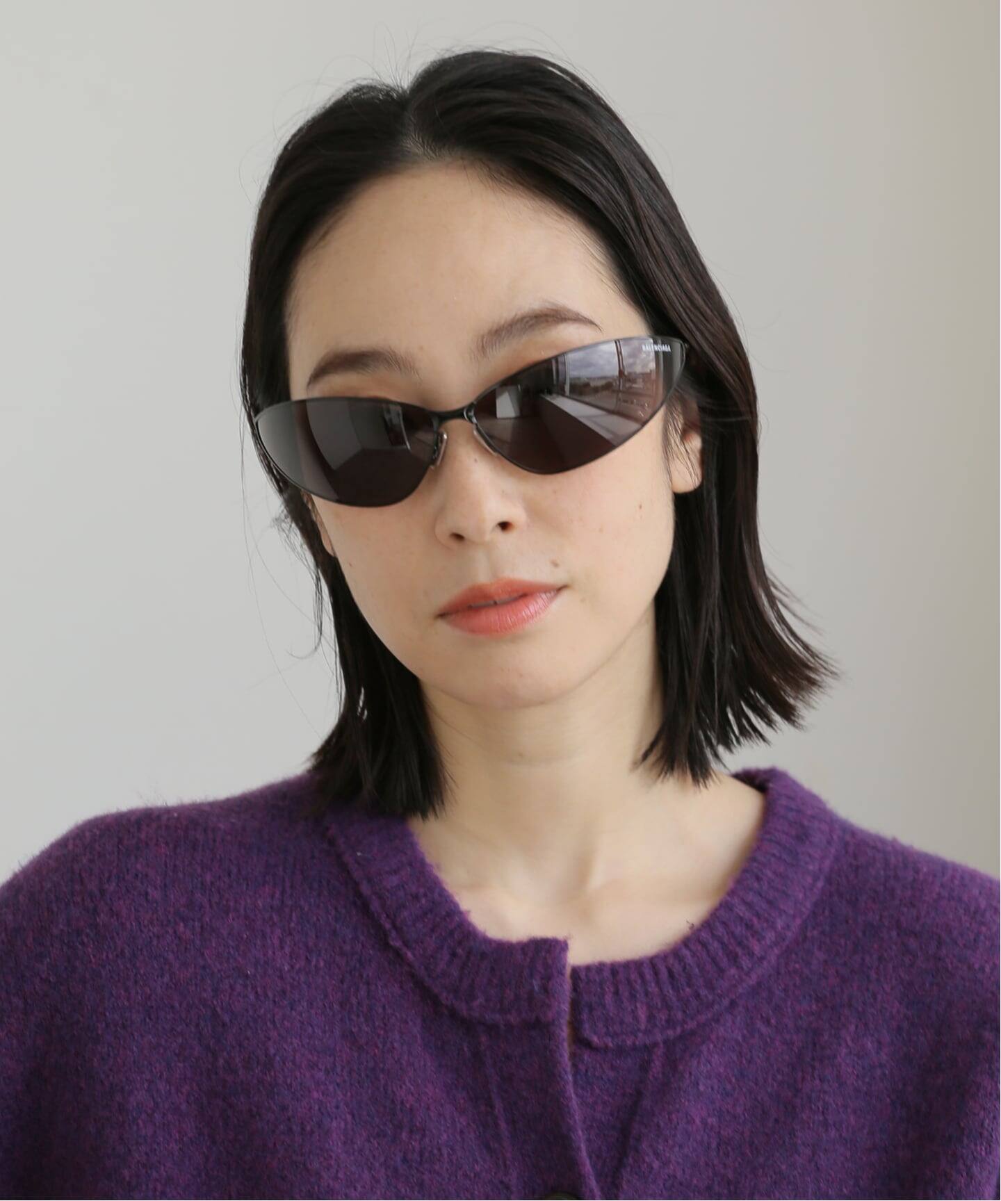バレンシアガ BB0315S-002 サングラス ノーズパット バレンシアガ サングラス BALENCIAGA BB0315S-002 サングラス ブラック