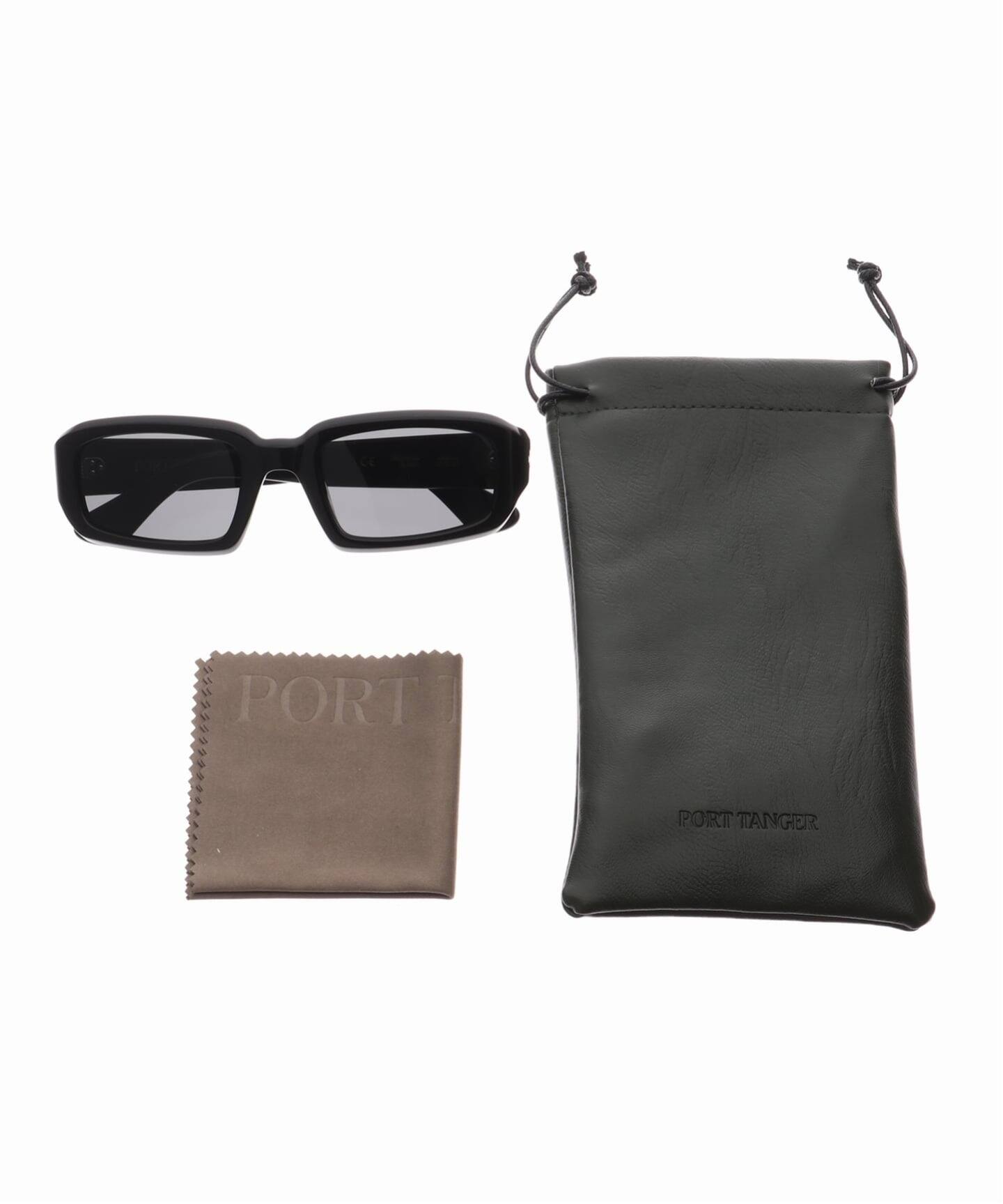 PORT TANGER サングラス ブラック PORT TANGER】PT-5001 MEKTOUB BLACK ACETATE/BLACK LENS Sunglasses