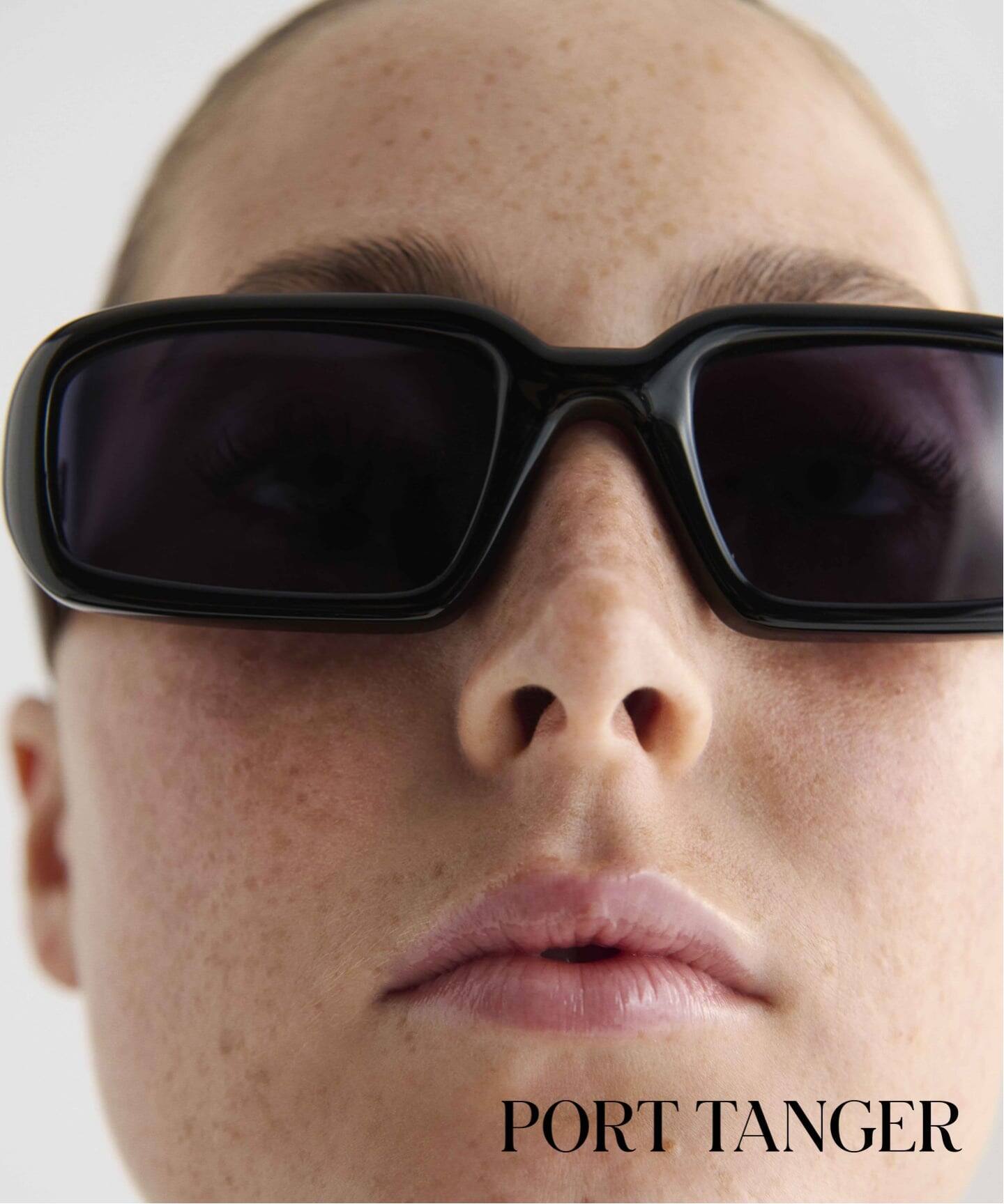 PORT TANGER】PT-5001 MEKTOUB BLACK ACETATE/BLACK LENS Sunglasses 