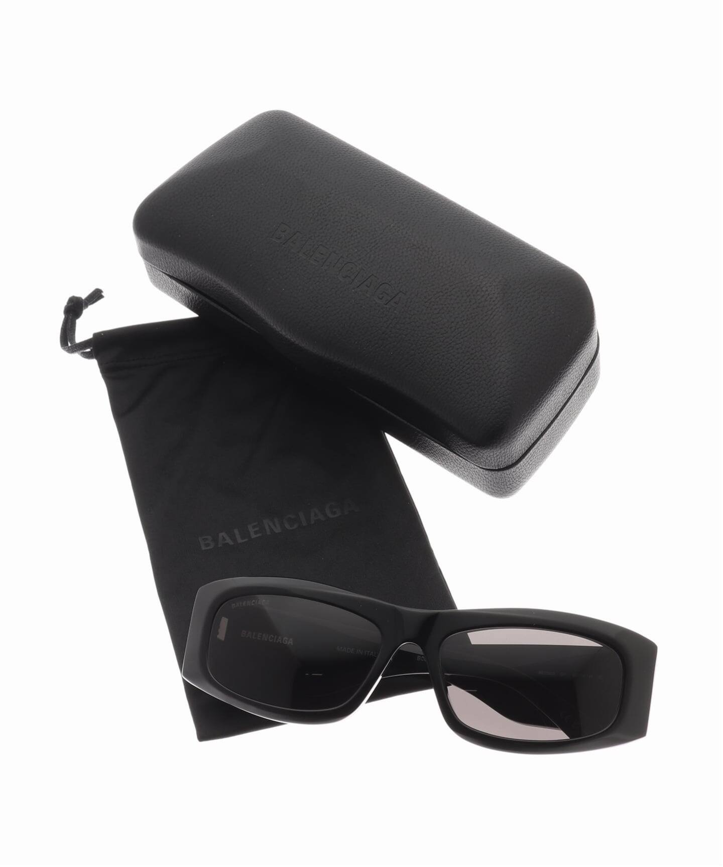 Balenciaga Eyewear ジオメトリックフレーム サングラス 送料込直営店+BALENCIAGA+LED FRAME サングラス (BALENCIAGA