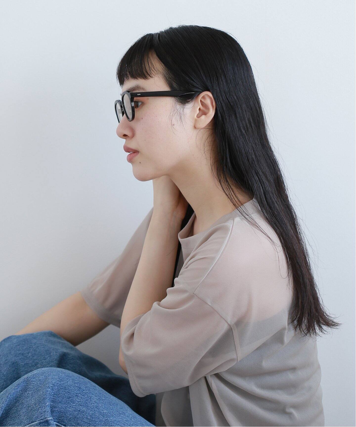 BLANC.. 別注 ET004 BLACK / L.BRN - GRY ex Sunglasses（サングラス