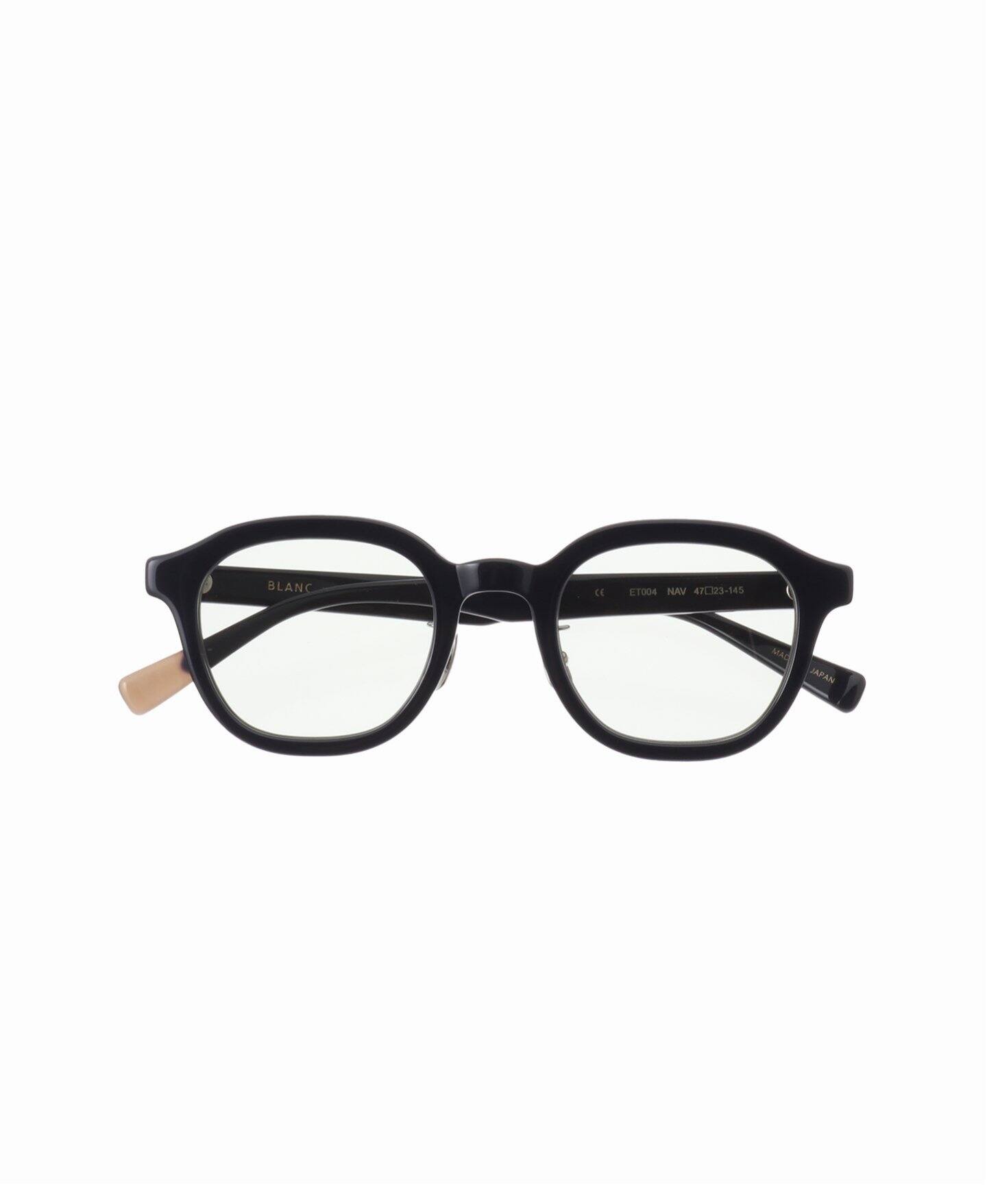 極美品　BLANC..　EYETHINK　ET004　ハバナ　べっ甲　サングラス BLANC.. 別注 ET004 NAVY / L.GRY - GRY ex Sunglasses（サングラス