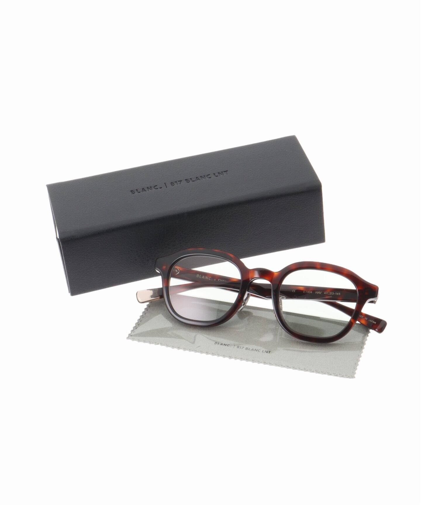 BLANC.. 別注 ET004 HAVANA / L.GRY - GRY ex Sunglasses（サングラス