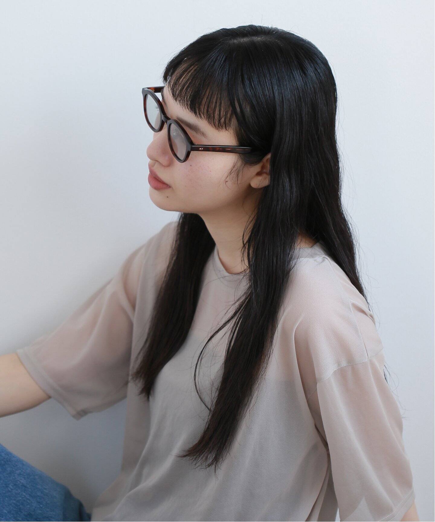BLANC.. 別注 ET004 HAVANA / L.GRY - GRY ex Sunglasses（サングラス
