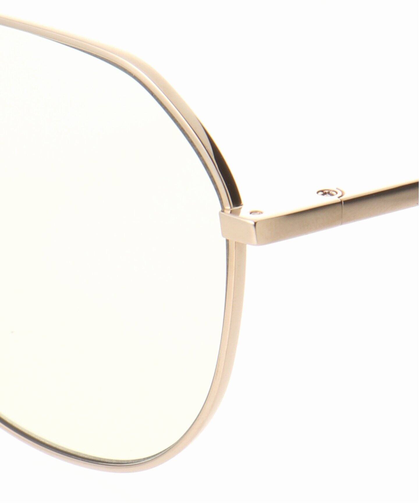 BLANC.. 別注 ET003 WHT GOLD / L.GRY - GRY ex Sunglasses