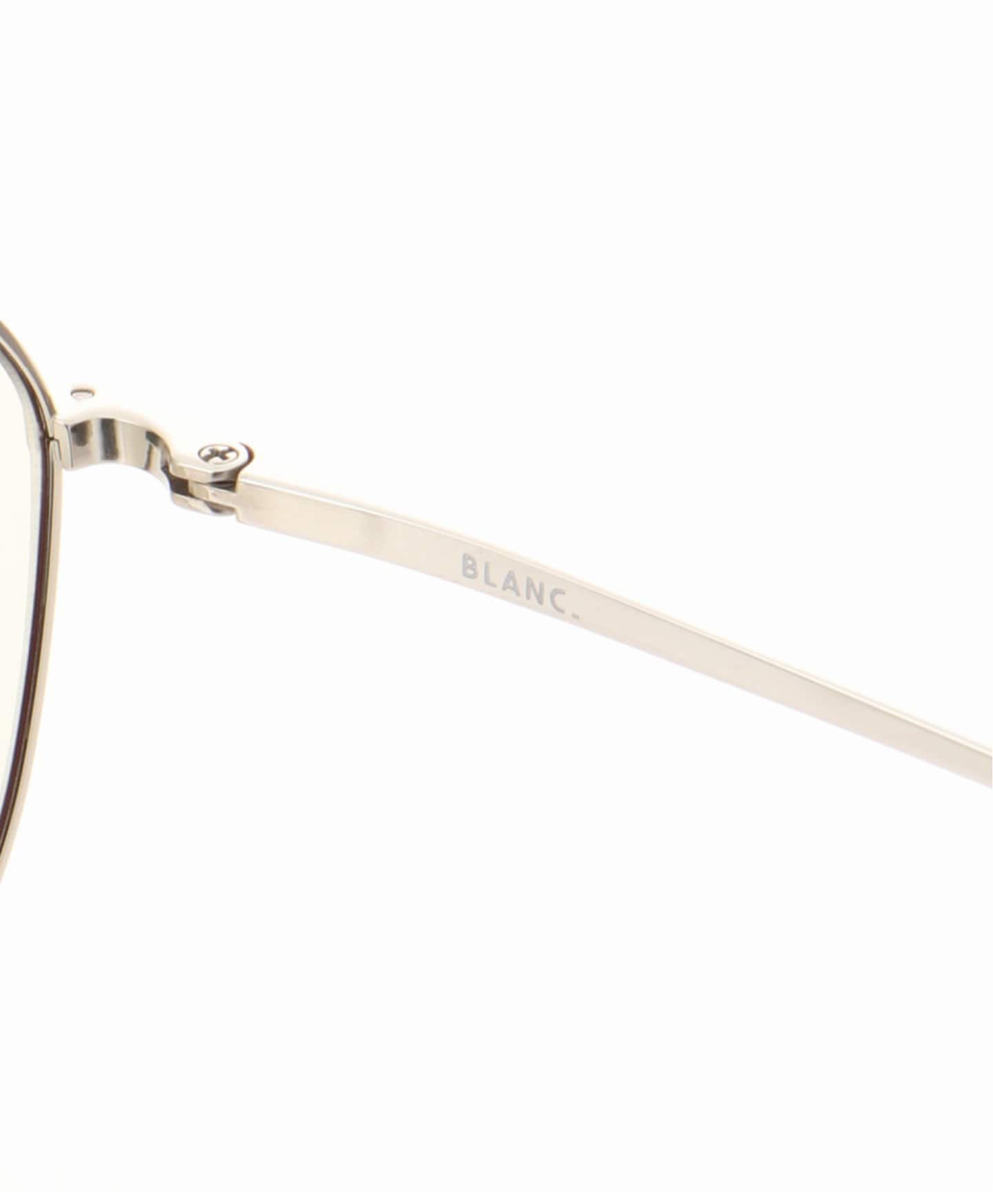 BLANC.. 別注 ET003 SILVER サングラス BLANC.. 別注 ET003 SILVER / L.BRN - GRY ex Sunglasses（サングラス
