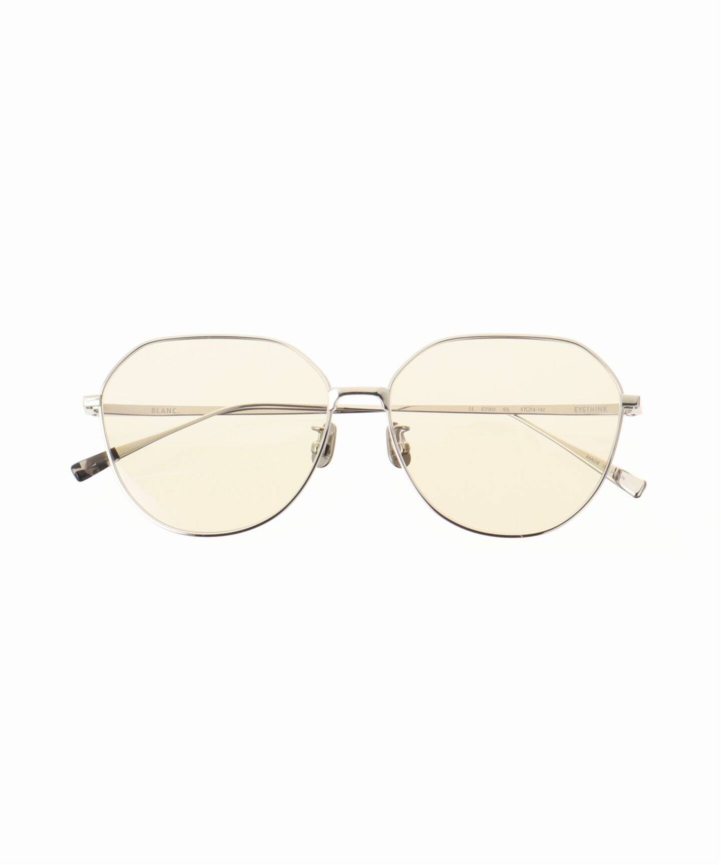 BLANC.. 別注 ET003 SILVER / L.BRN - GRY ex Sunglasses（サングラス
