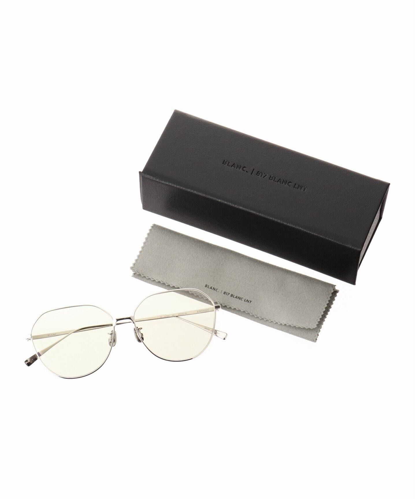 BLANC.. 別注 ET003 SILVER サングラス BLANC.. 別注 ET003 SILVER / L.BRN - GRY ex Sunglasses（サングラス