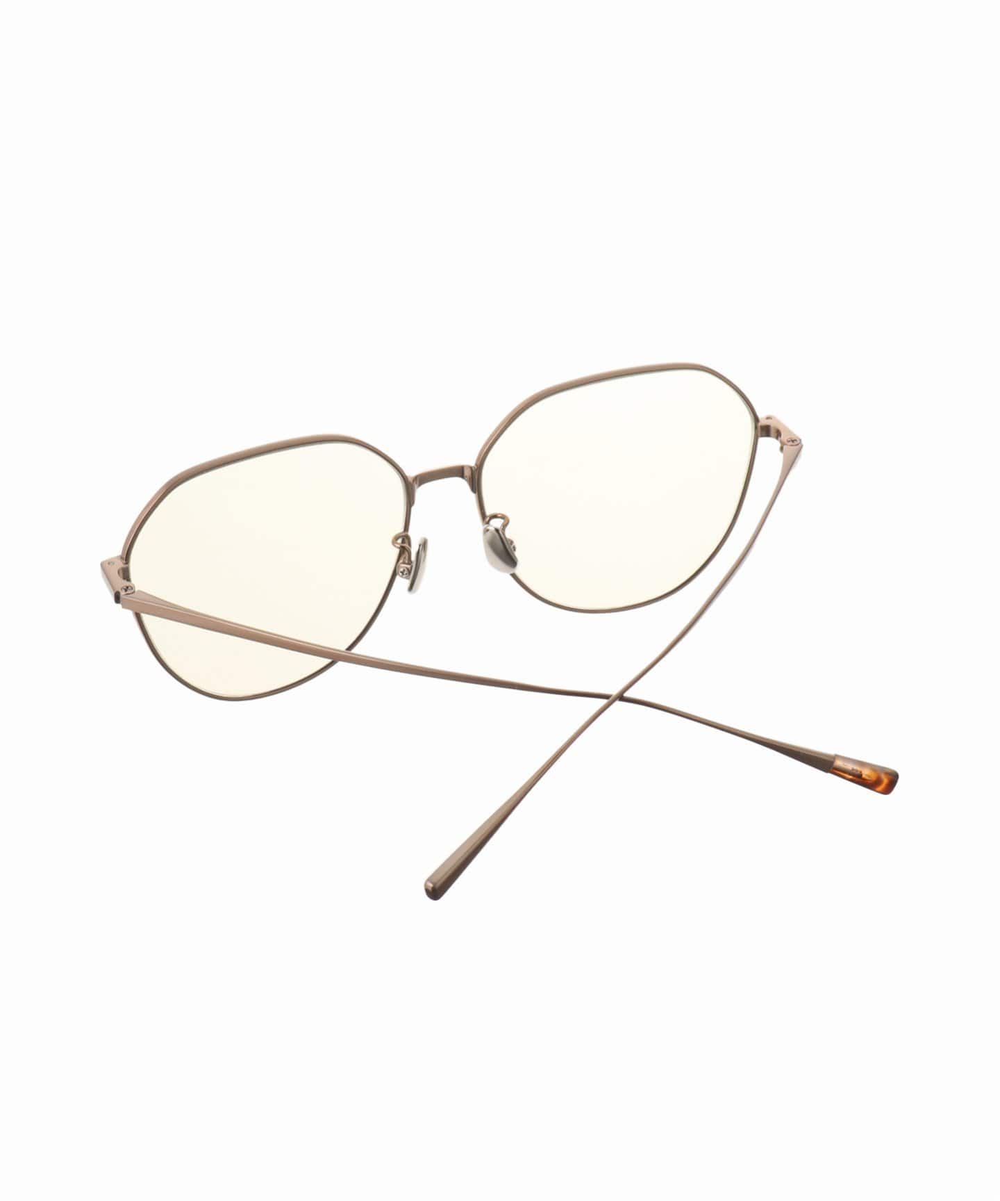 BLANC.. ブラン　EYETHINK別注 ET003 ベージュ　サングラス BLANC.. 別注 ET003 COPPER / L.BRN - GRY ex Sunglasses