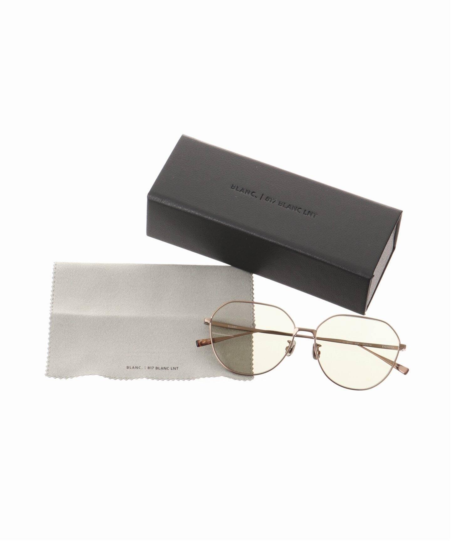 【激安アウトレット!】 BLANC.. 別注 ET003 COPPER / L.BRN - GRY ex Sunglasses 小物