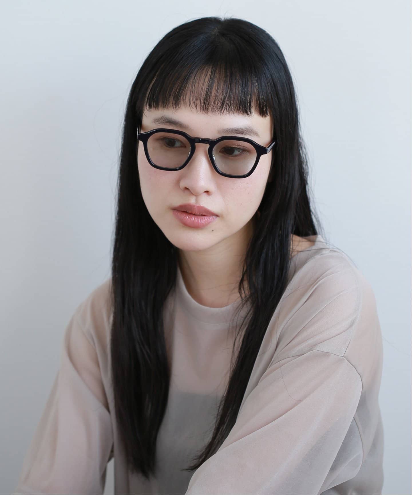 BLANC.. 別注 BM010-CY NAVY / L.GRY-GRY ex Sunglasses（サングラス