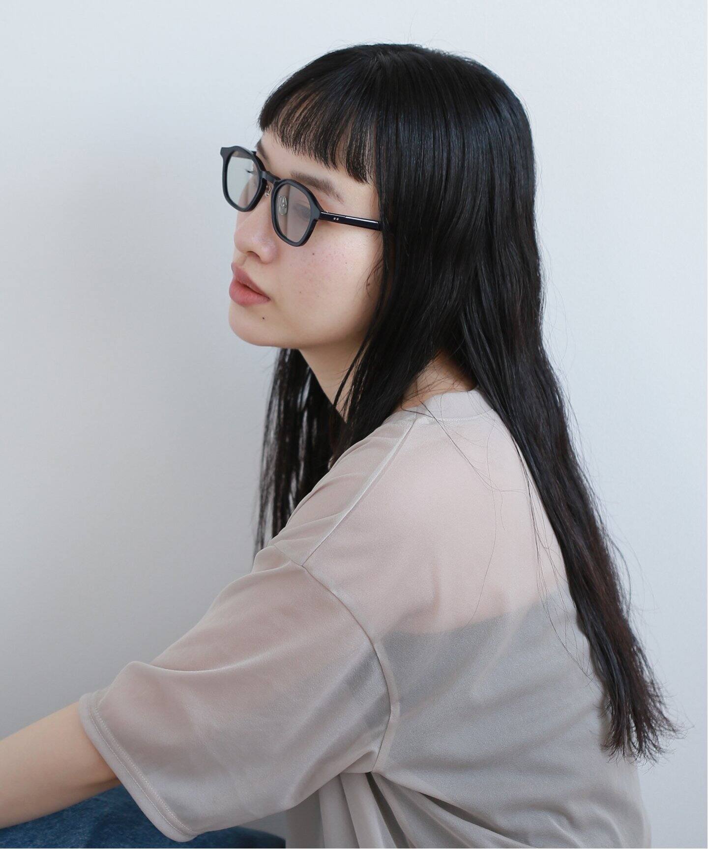 BLANC.. 別注 BM010-CY NAVY / L.GRY-GRY ex Sunglasses（サングラス