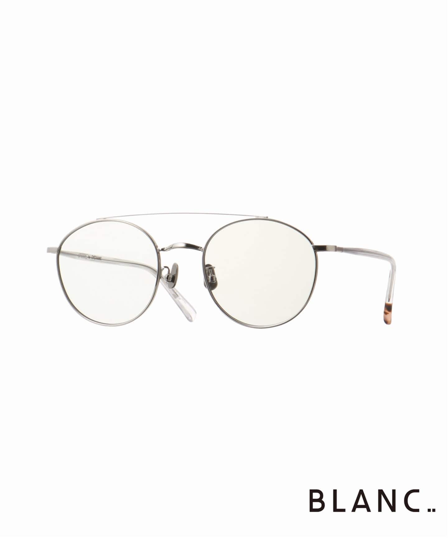 BLANC.. 別注 B0015 SILVER-CLEAR / L.GREY-GRY ex Sunglasses（メガネ