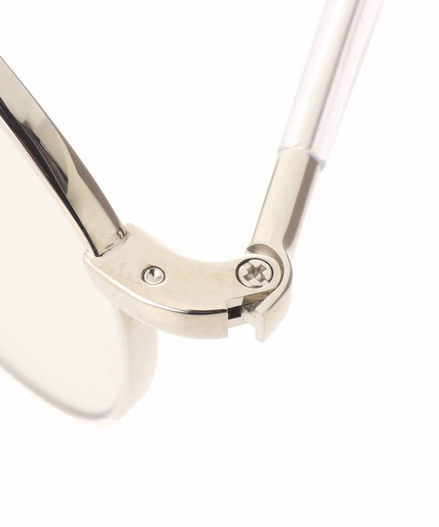 BLANC.. 別注 B0015 SILVER-CLEAR / L.GREY-GRY ex Sunglasses（メガネ