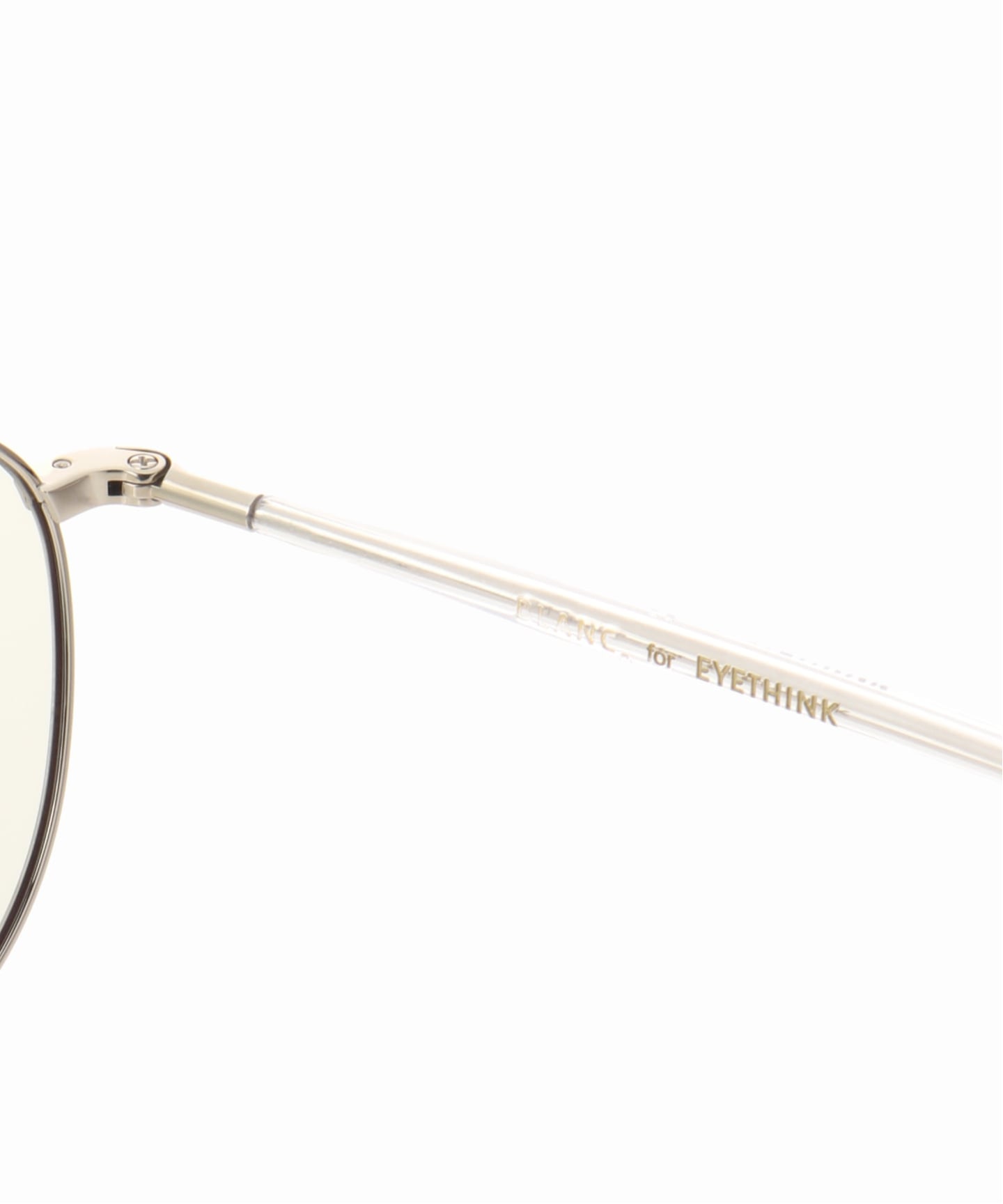 BLANC.. 別注 B0015 SILVER-CLEAR / L.GREY-GRY ex Sunglasses（メガネ