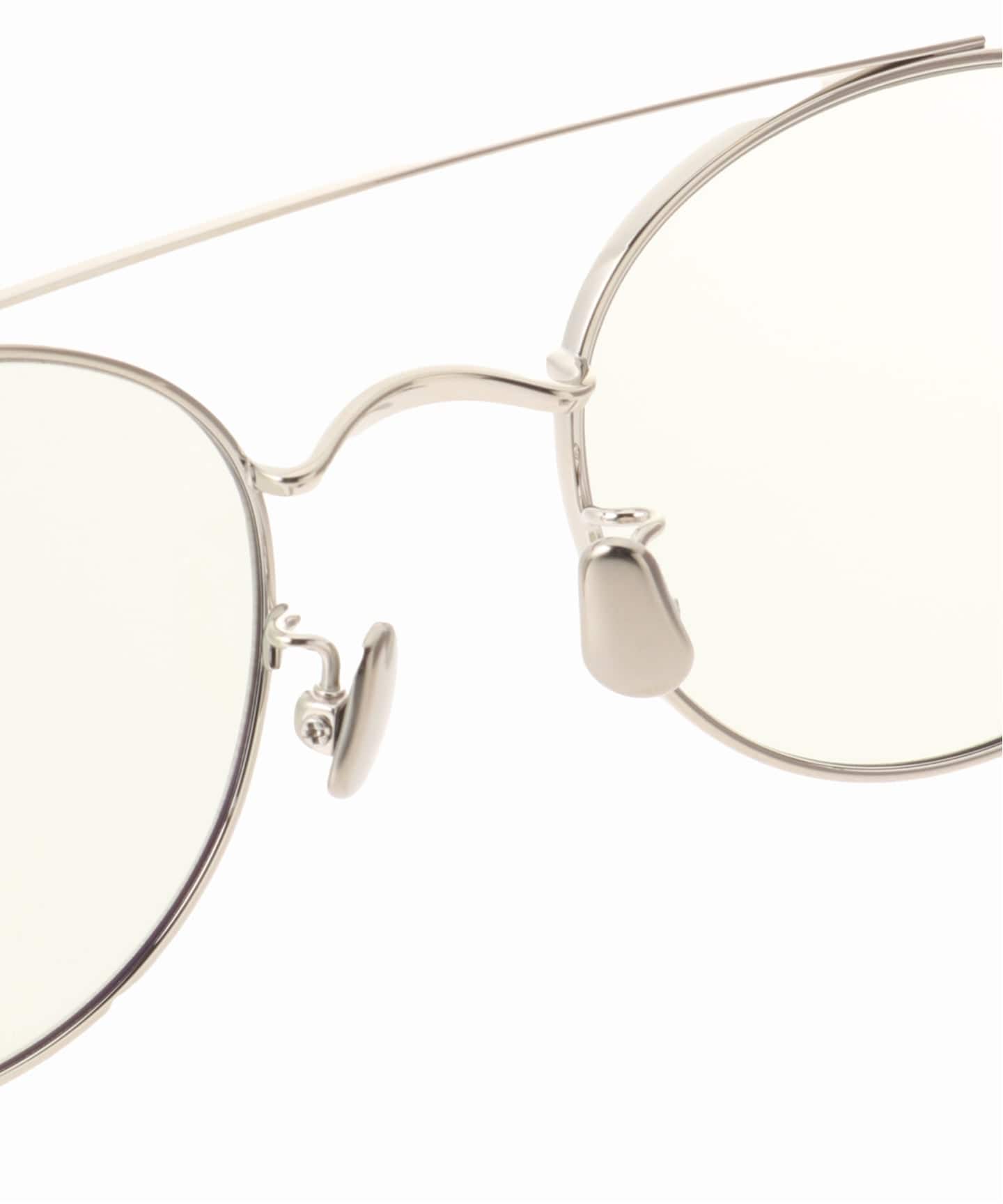 BLANC.. 別注 B0015 SILVER-CLEAR / L.GREY-GRY ex Sunglasses（メガネ