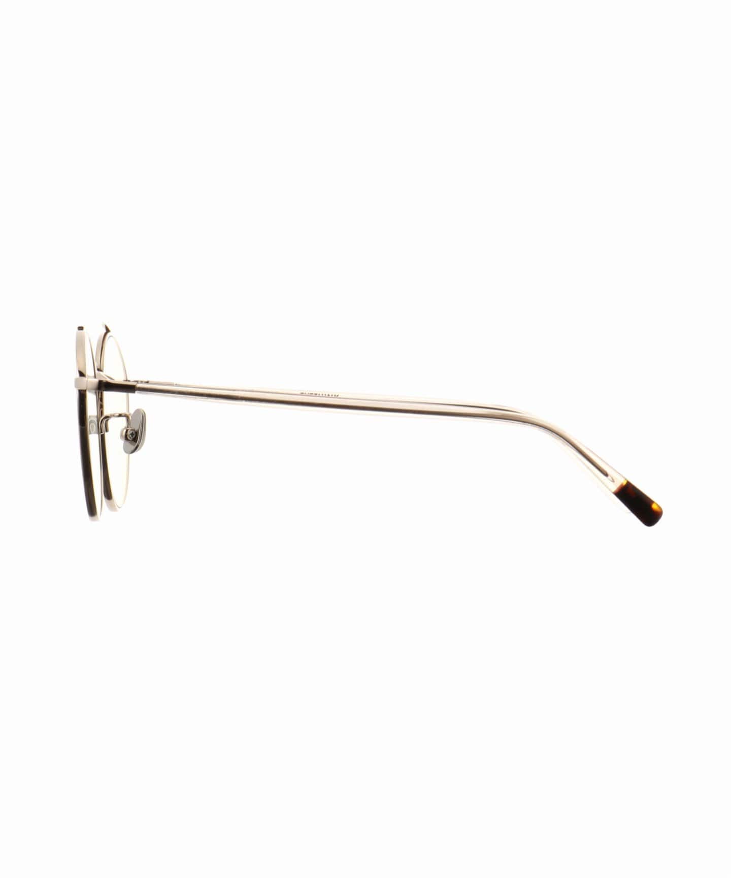 BLANC. B0015 50□21-145 L.GRY/L.BRN ラウンド BLANC.. 別注 B0015 WHT GOLD / L.GREY - GRY ex Sunglasses