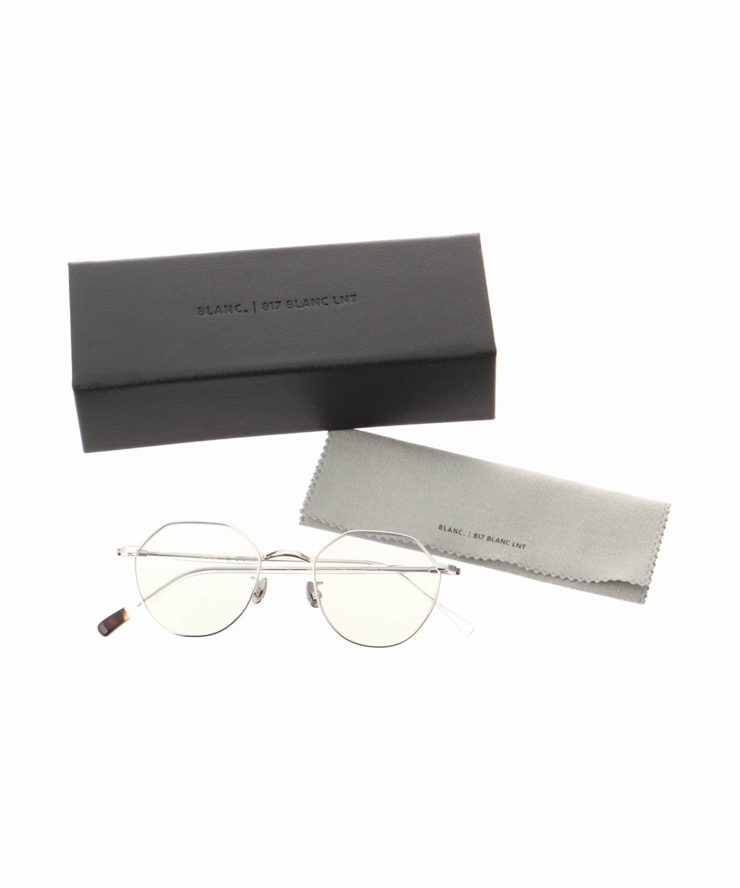 BLANC クリアグレー サングラス　新品 BLANC.. 別注 B0021-CY SILVER-CLEAR/L.GREY-GRY ex Sunglasses
