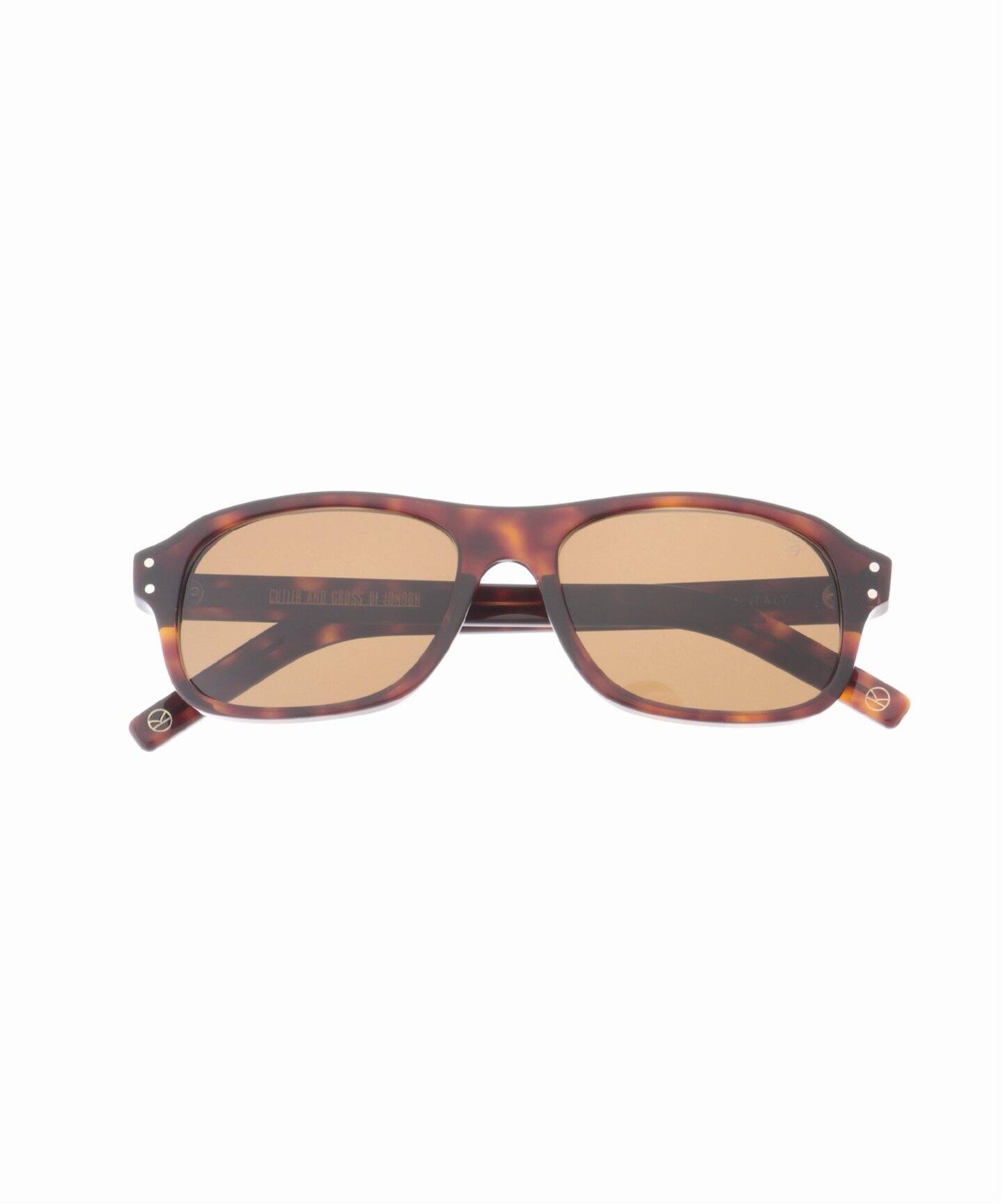 CUTLER AND GROSS オーバルサングラス ブラウン CUTLER AND GROSS 《カトラー&グロス》サングラス・メガネ 正規