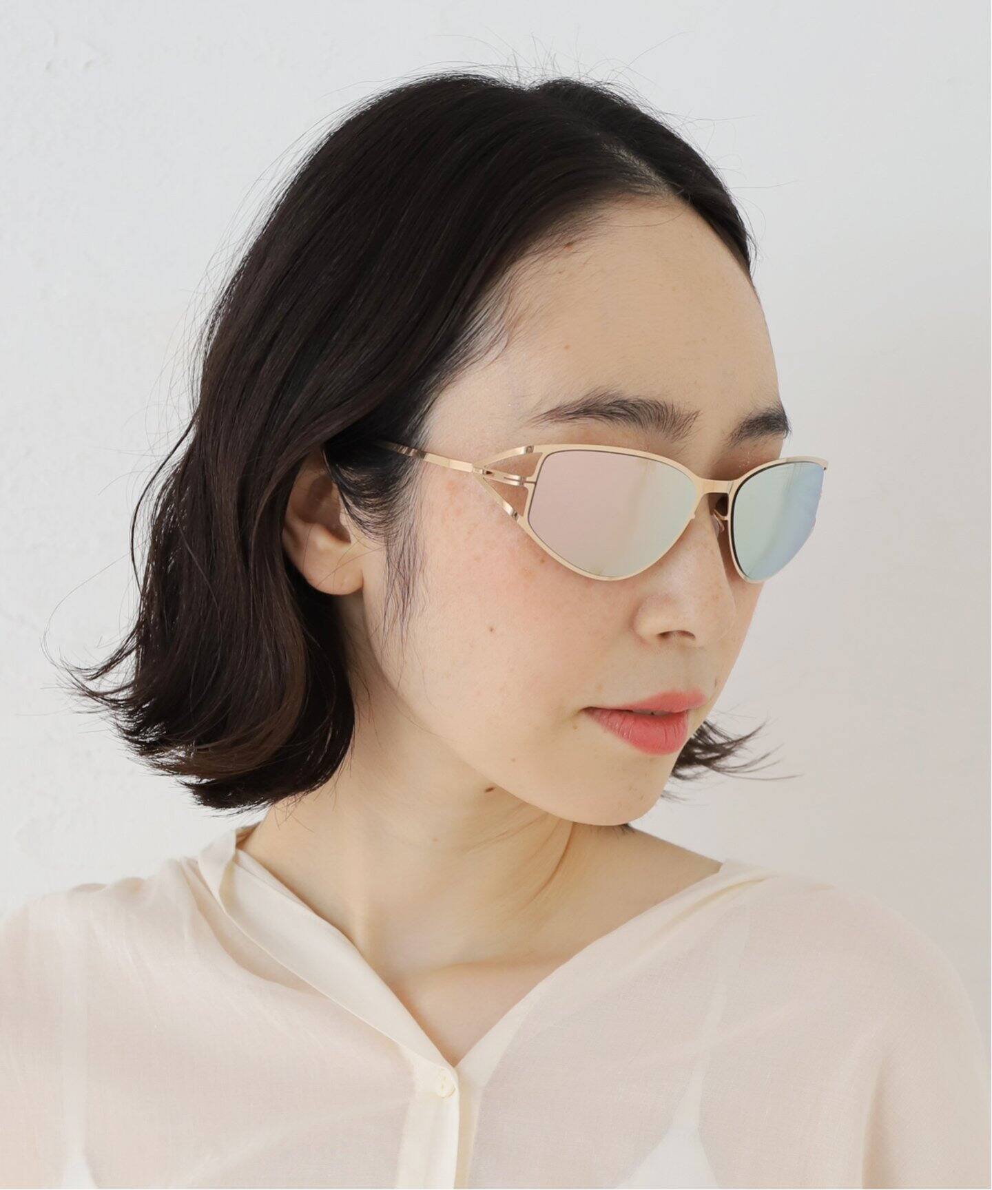 サングラス Mykita Mykita - SIERRA - 291 champagne gold Shop Mykita Sierra Sunglasses Champagne Gold/Champagne Gold