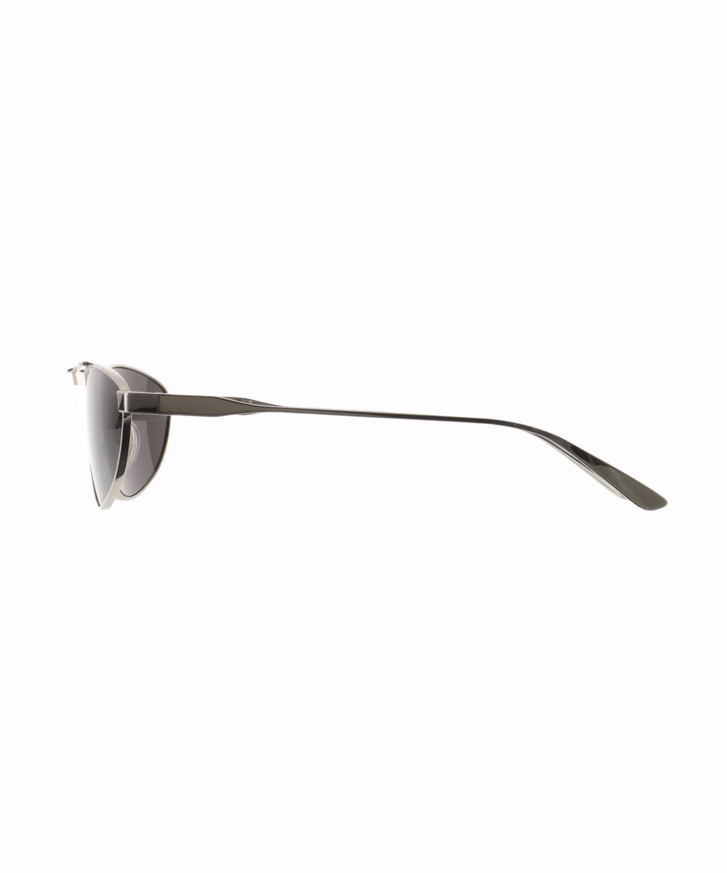 サングラス BALENCIAGA SS25 Balenciaga - BB0417S - 002 (BB0417S 002) BB0417S Balenciaga Pilot Sunglasses 002 Silver - eye-oo.com