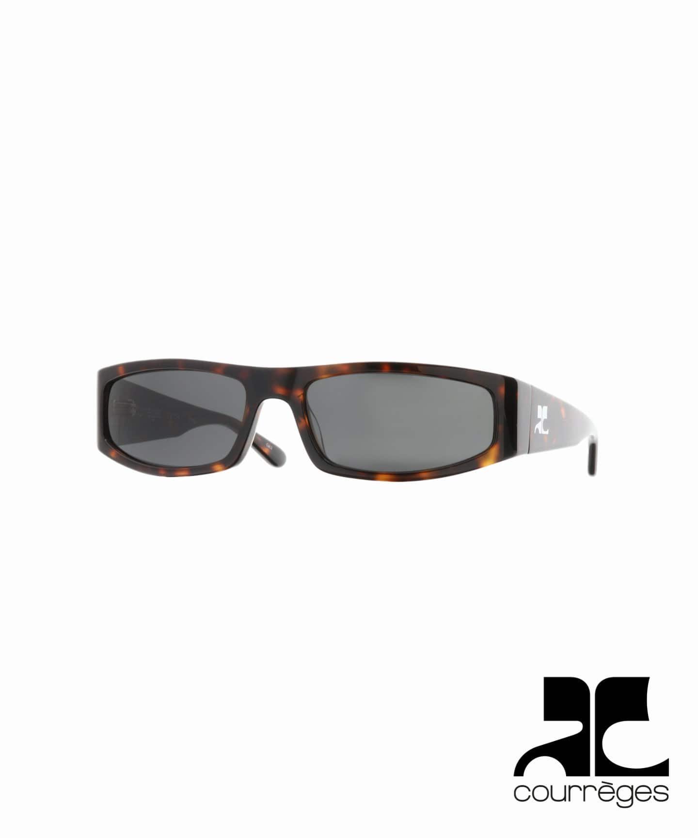 COURREGES / クレージュ】TECHNO SUNGLASSES HAVANA/BLACK（サングラス