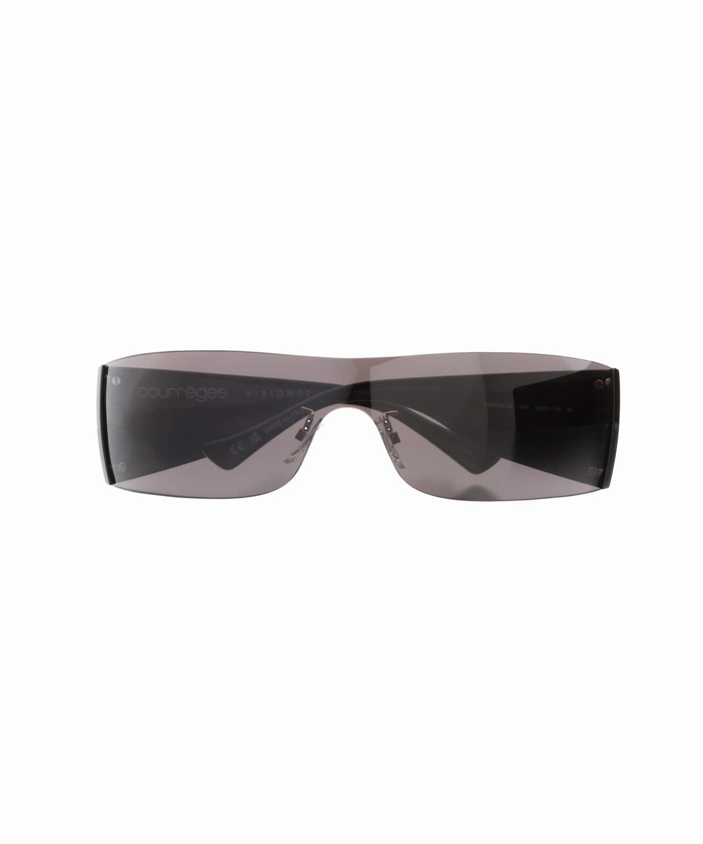 【関税込み】Courreges ブラック Vision 02 サングラス COURREGES / クレージュ】VISION 02 SUNGLASSES BLACK