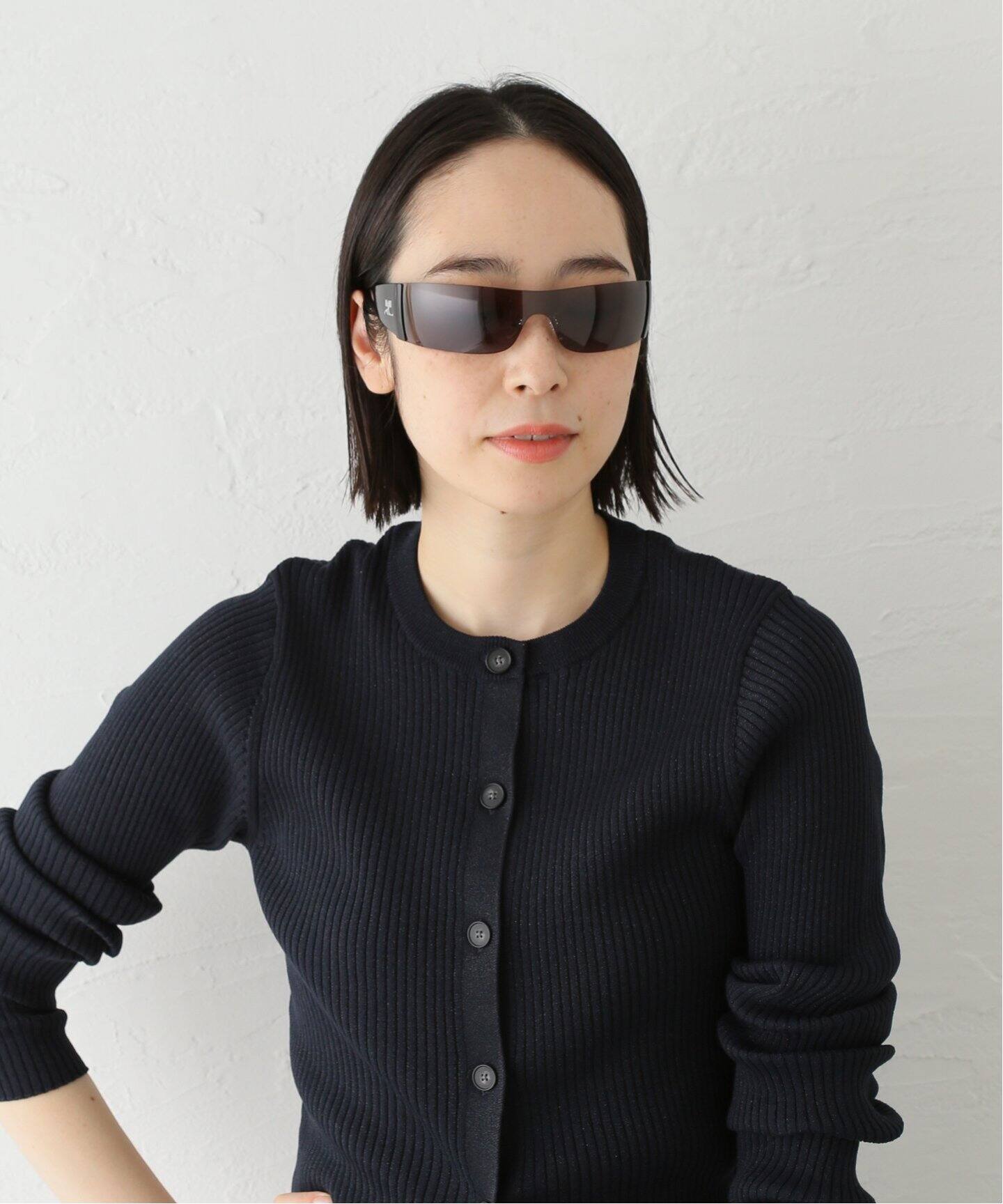 【関税込み】Courreges ブラック Vision 02 サングラス COURREGES / クレージュ】VISION 02 SUNGLASSES BLACK