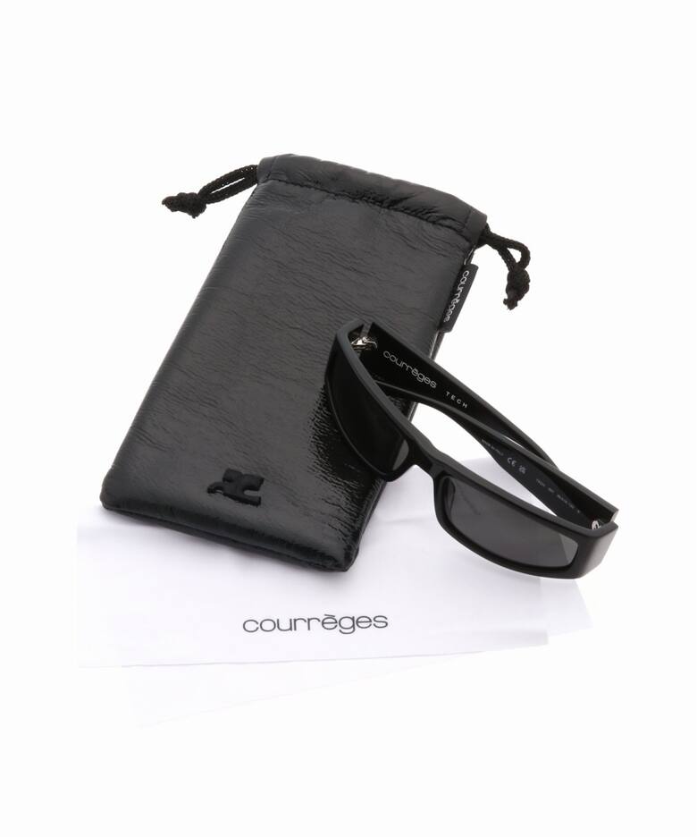 COURREGES / クレージュ】TECH SUNGLASSES black（サングラス 