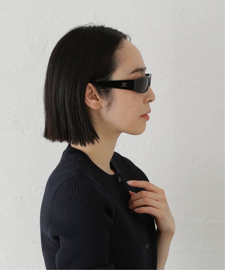 COURREGES / クレージュ】TECH SUNGLASSES black（サングラス 