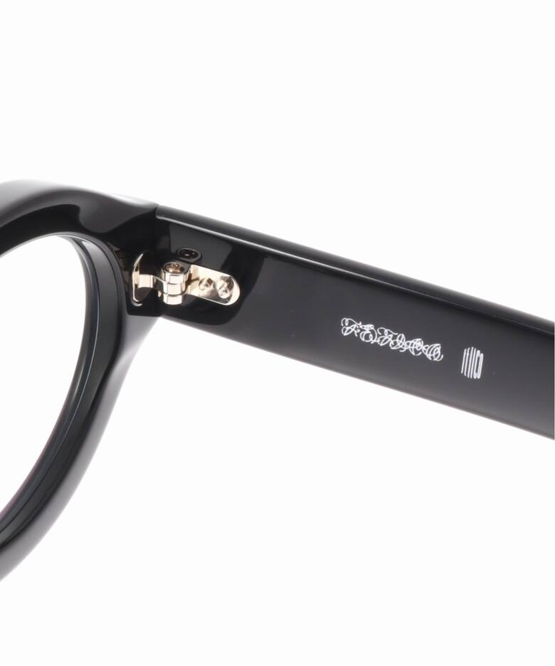 FETICO x BLANC.. OVAL TV-CUT Sunglasses RX black（サングラス  