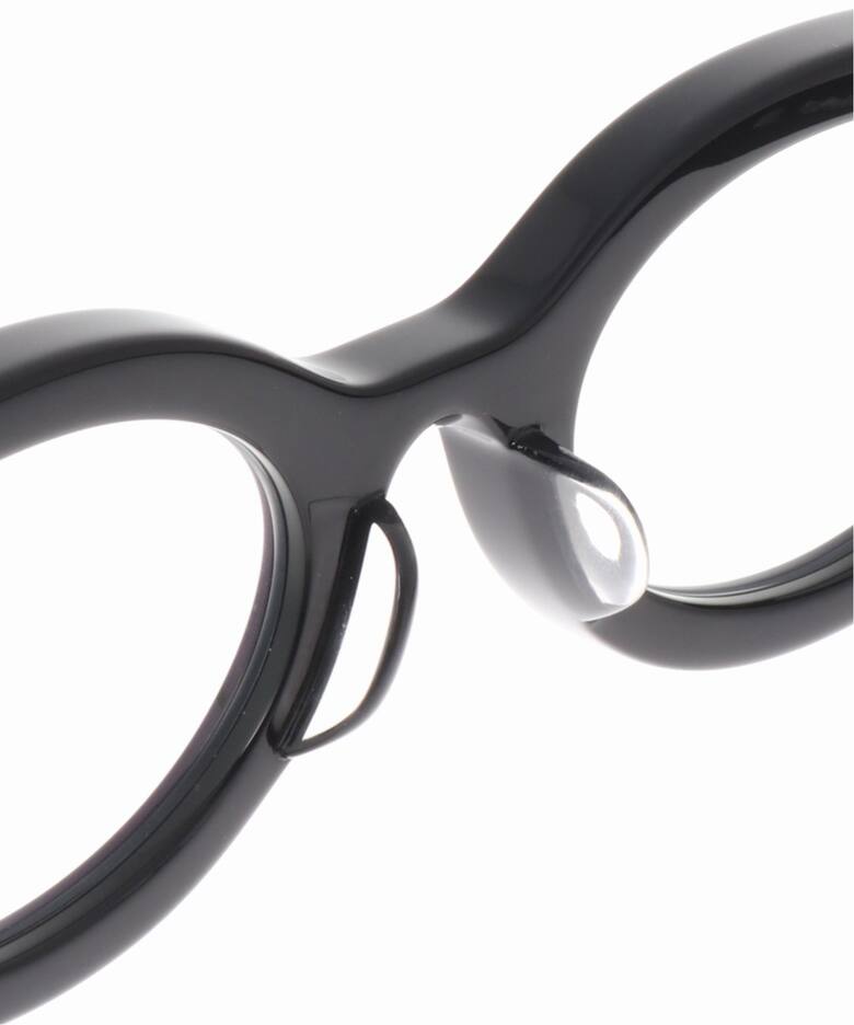 FETICO x BLANC.. OVAL TV-CUT Sunglasses RX black（サングラス  