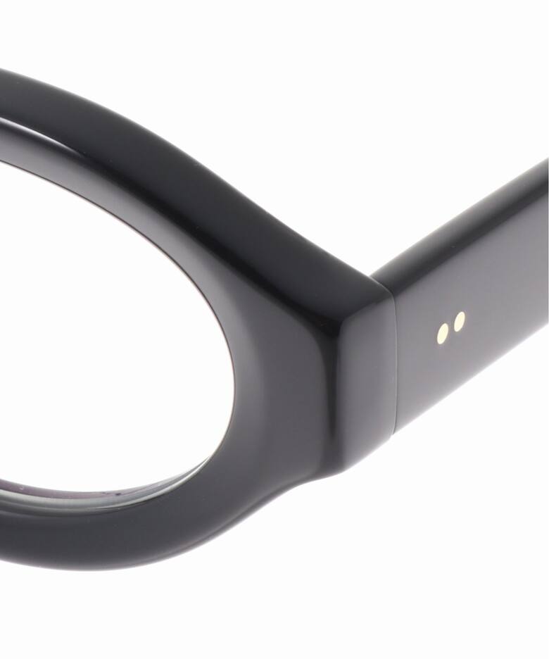 FETICO x BLANC.. OVAL TV-CUT Sunglasses RX black（サングラス  