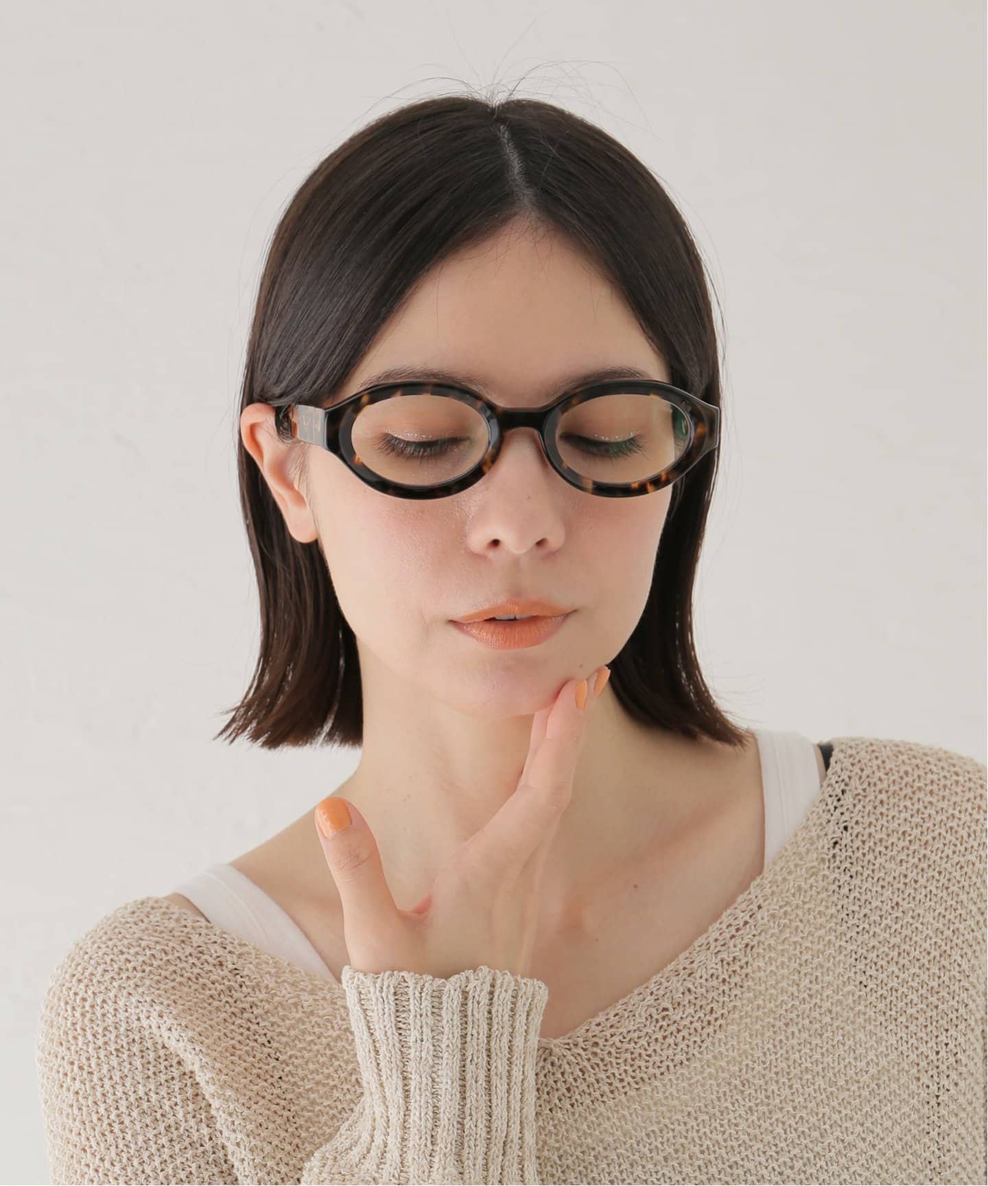 品多く x FETICO BLANC.. Habana（メガネ RX Sunglasses TV-CUT OVAL 小物