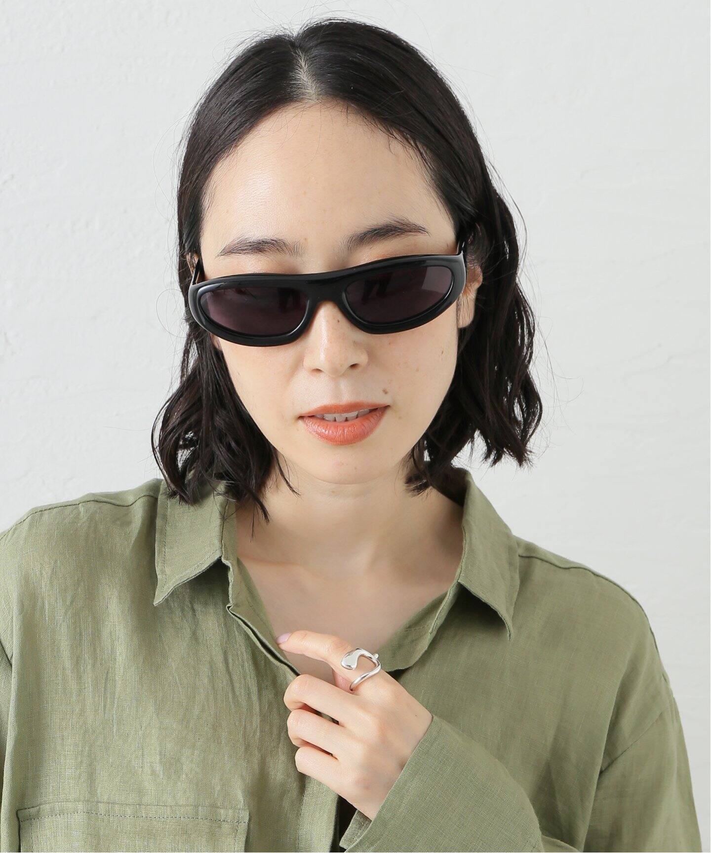 【One of One】キム・ミンジェ　フテラユニーク ノスタルジア PORT TANGER PT-6701 BLACK UNS Sunglasses（サングラス