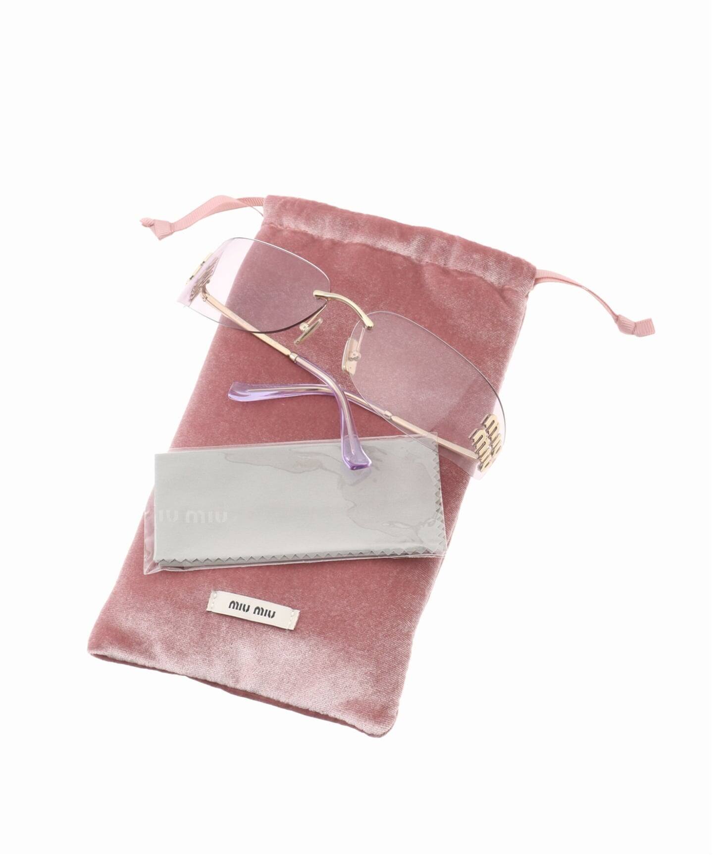 ミュージシャン milky MIU MIU / ミュウミュウ】A51S GO Sunglasses（サングラス