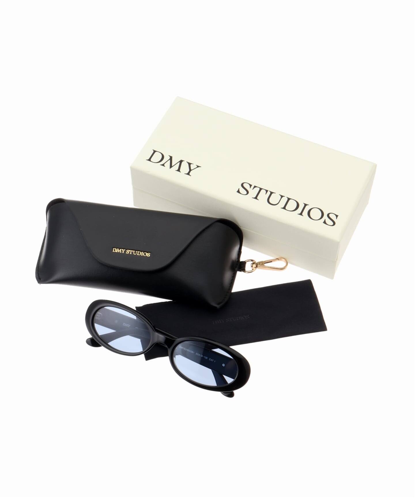DMY STUDIOS】Valentina Black/Blue Lens Sunglasses（サングラス