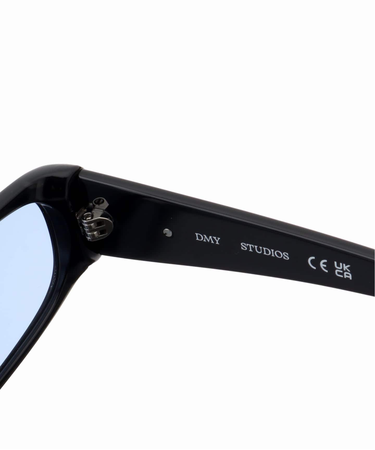 DMY STUDIOS】Billy Black/Blue Lens Sunglasses（サングラス