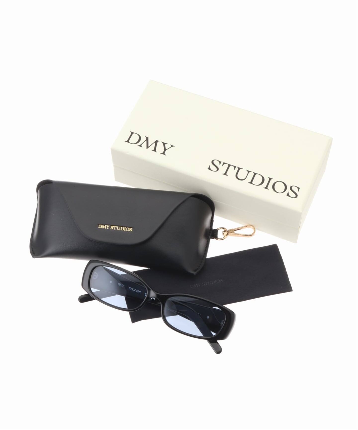 DMY STUDIOS】Billy Black/Blue Lens Sunglasses（サングラス