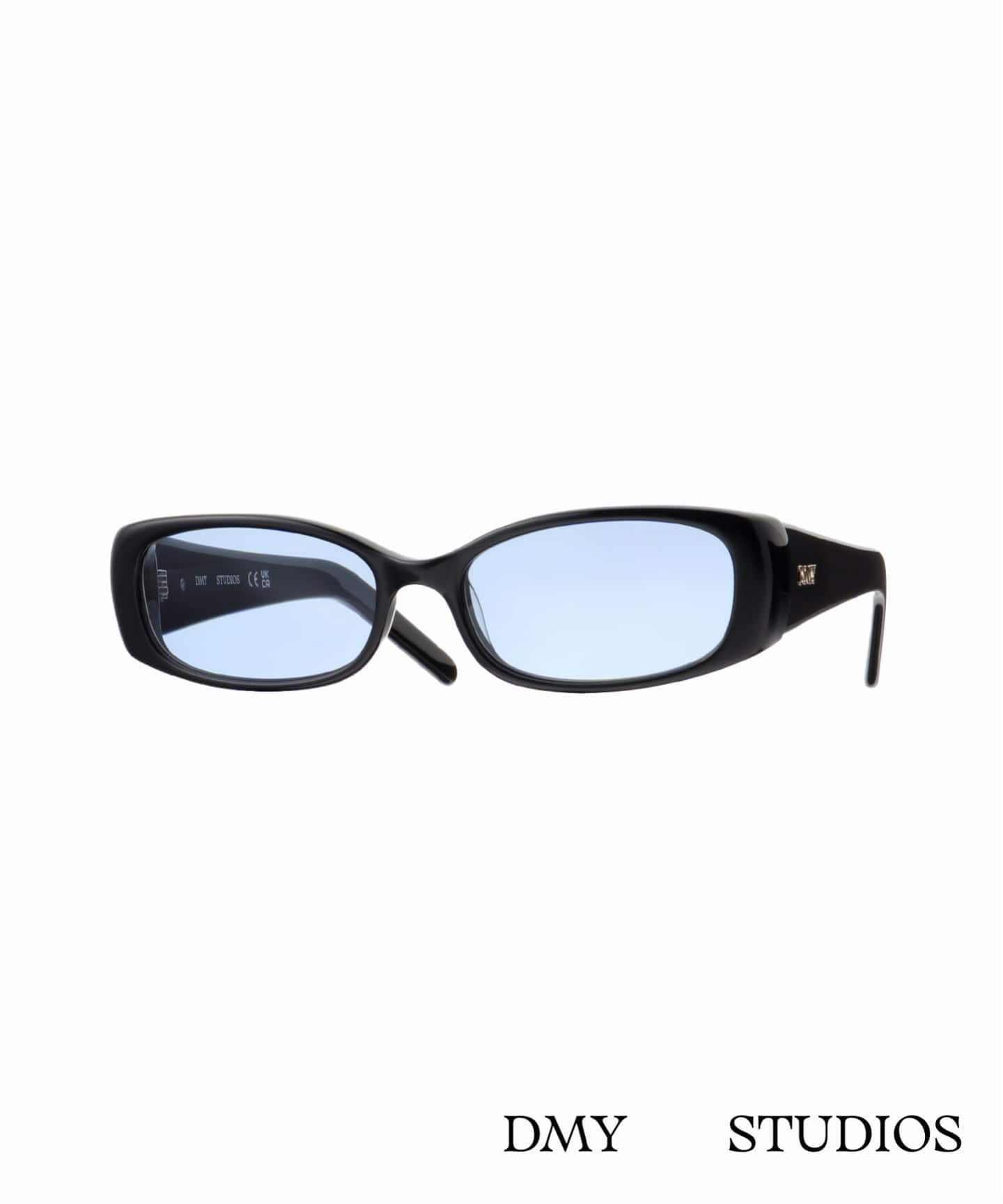 DMY STUDIOS】Billy Black/Blue Lens Sunglasses（サングラス