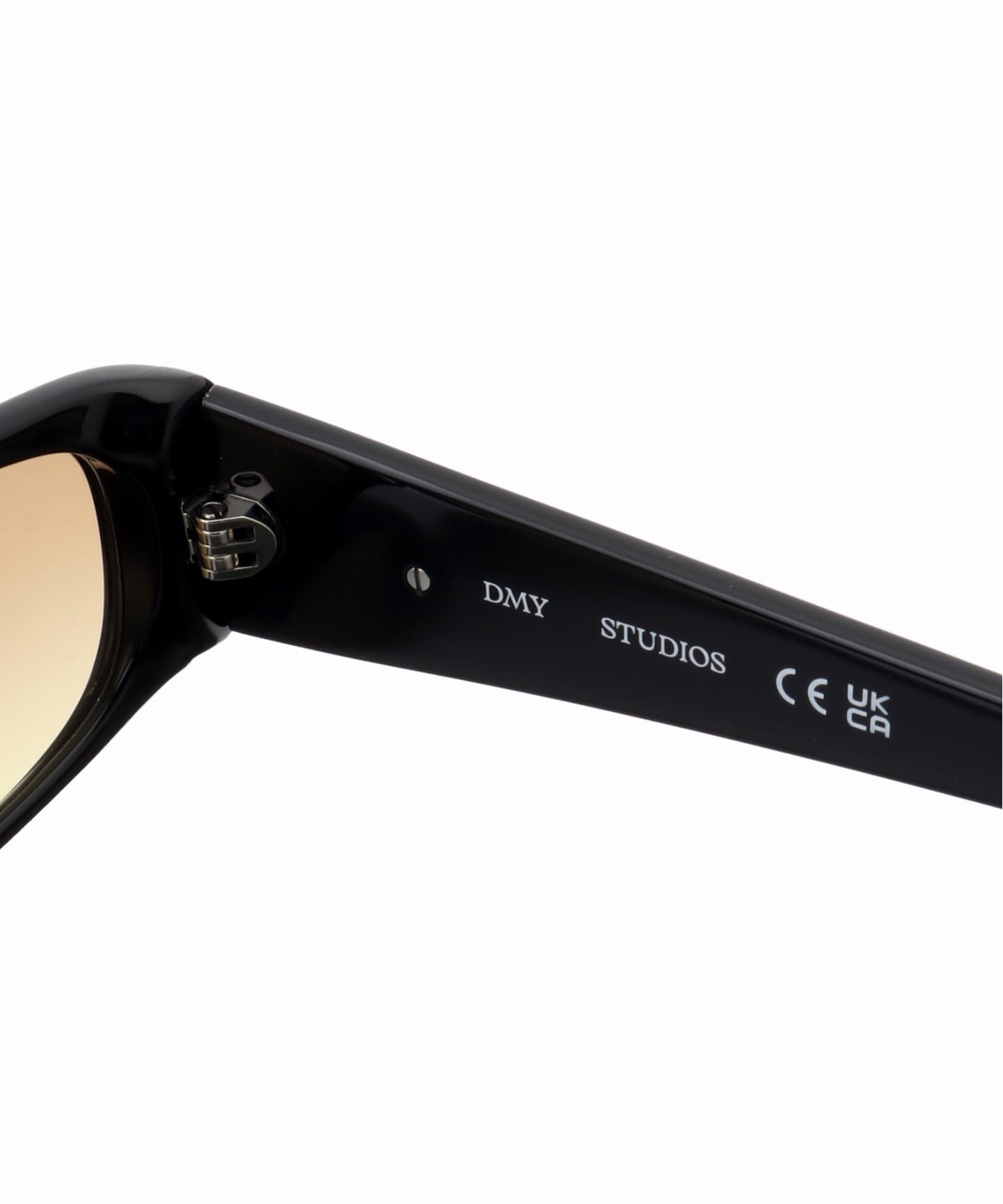 DMY STUDIOS Billy サングラス DMY STUDIOS】Billy Black/Yellow Lens Sunglasses（サングラス