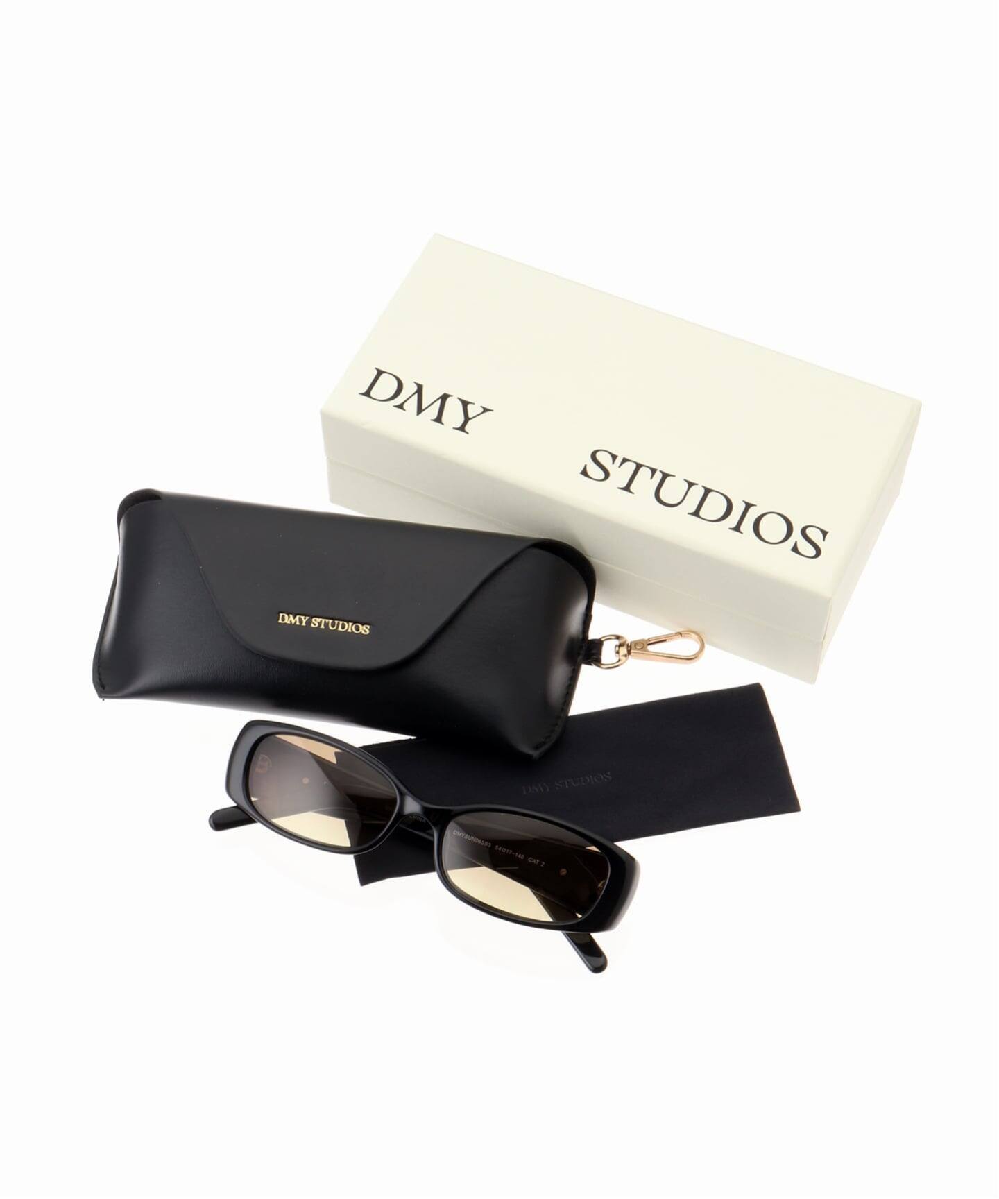 DMY STUDIOS Billy サングラス DMY STUDIOS】Billy Black/Yellow Lens Sunglasses（サングラス