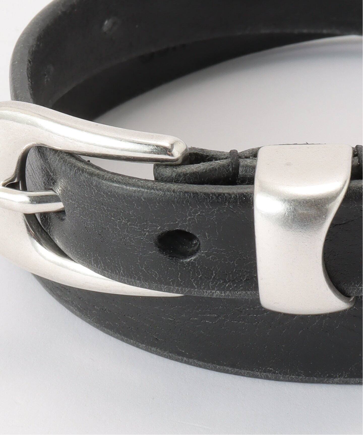 OUR LEGACY / アワーレガシー】2 CM BELT Black Leather 70（ベルト 