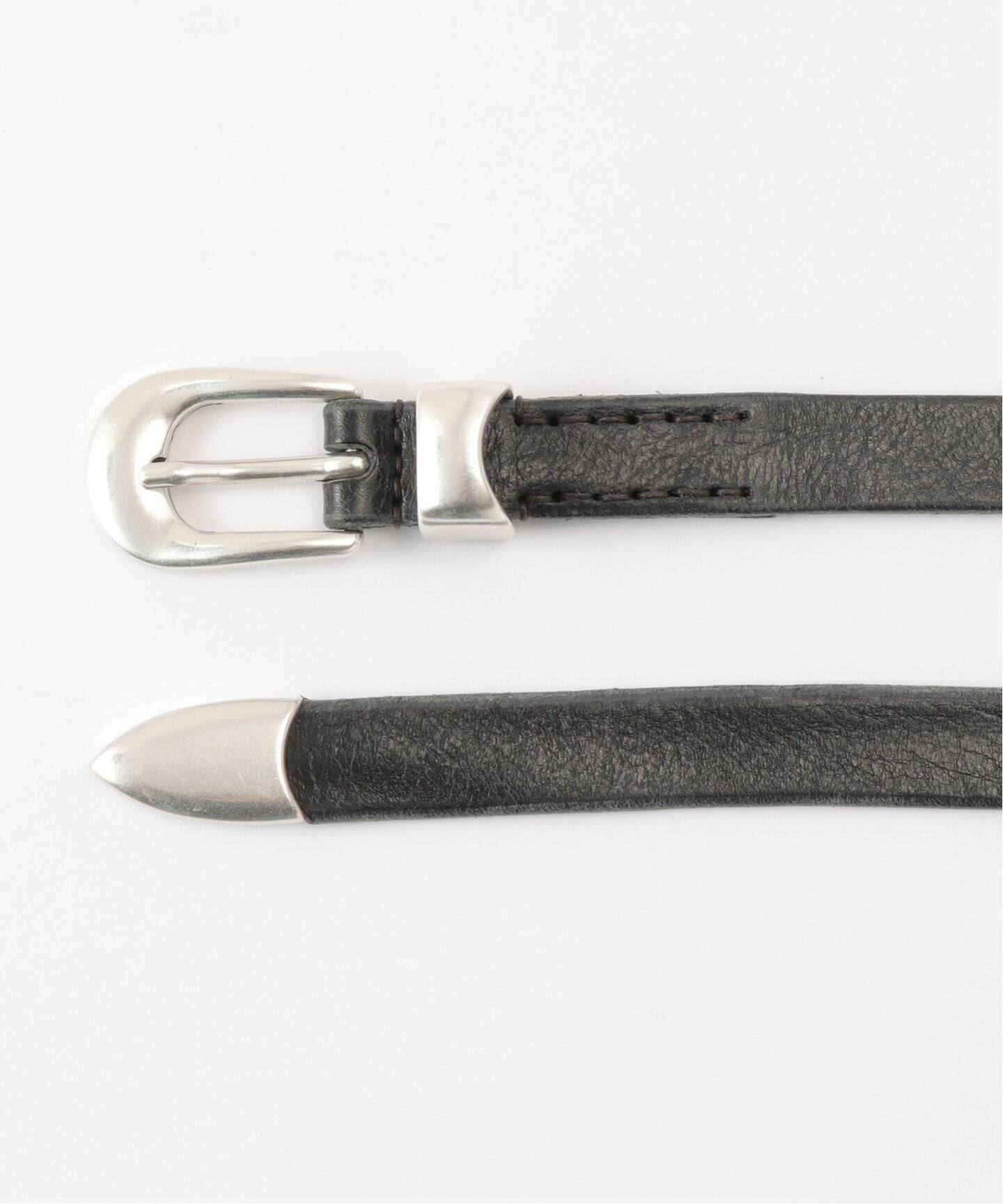 OUR LEGACY / アワーレガシー】2 CM BELT Black Leather 80（ベルト 