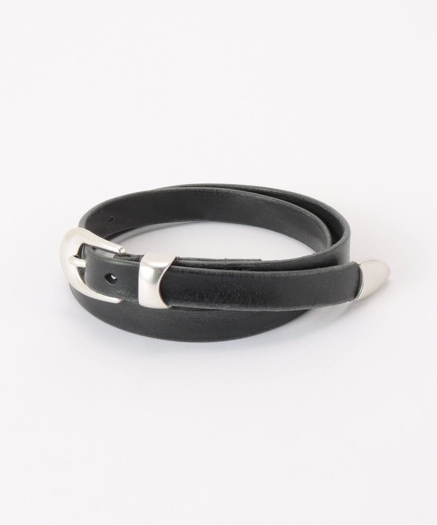 OUR LEGACY / アワーレガシー】2 CM BELT Black Leather 80（ベルト  