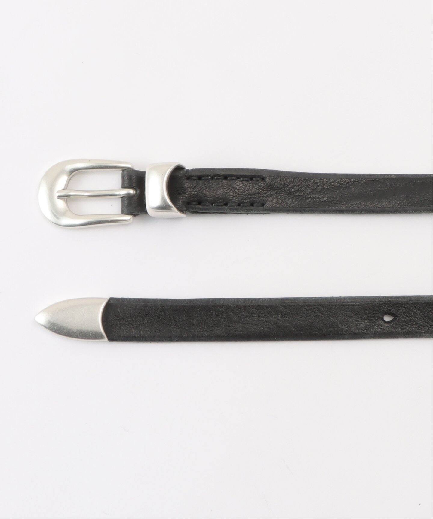 OUR LEGACY / アワーレガシー】2 CM BELT Black Leather 90（ベルト 