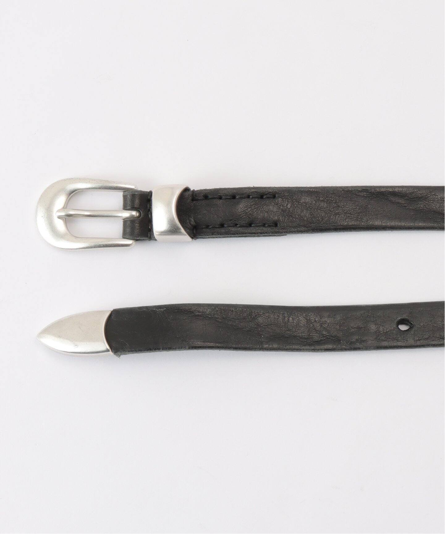 OUR LEGACY / アワーレガシー】2 CM BELT Black Leather 100（ベルト 